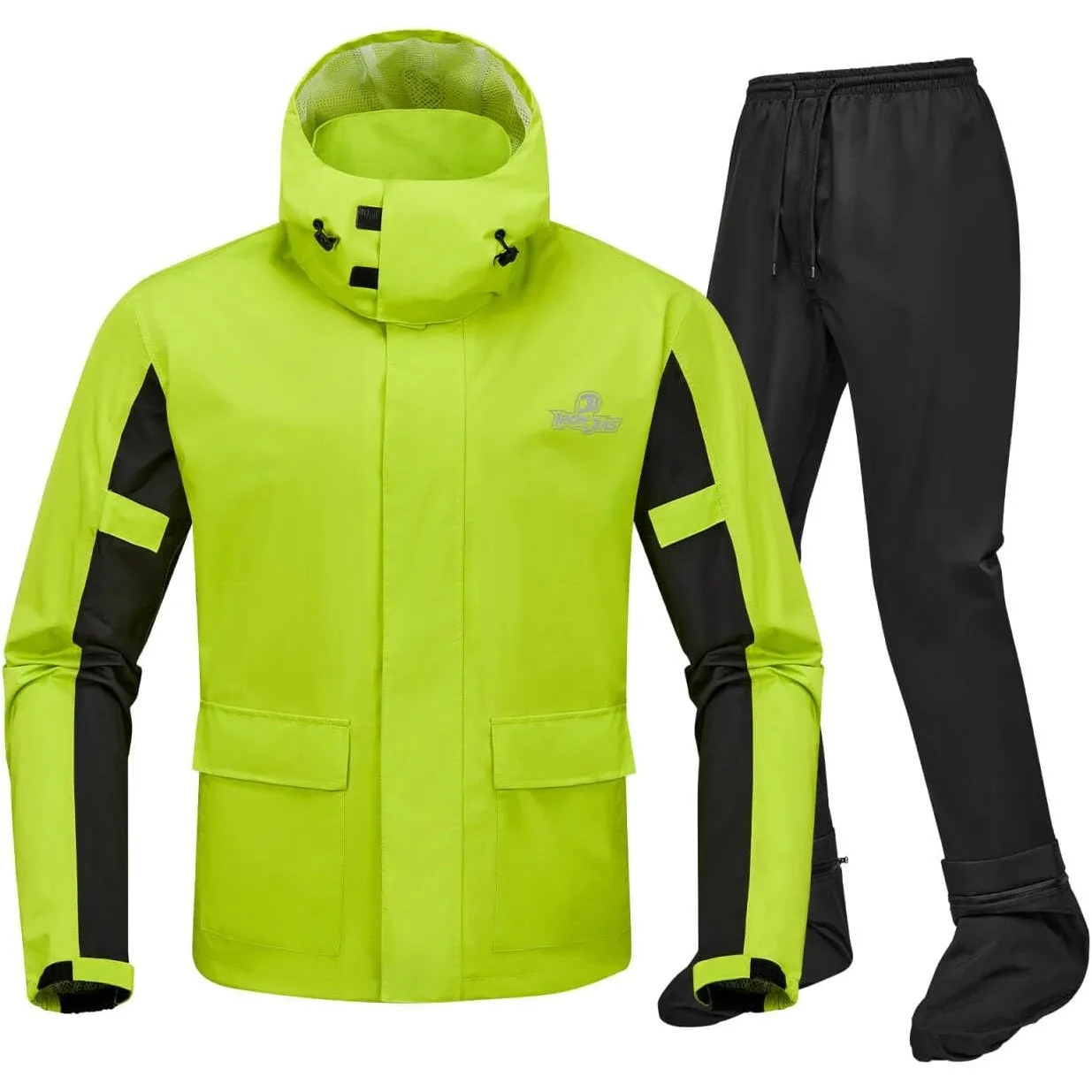 IRON JIA'S Motorrad-Regenanzug für Herren, 2-teilig, wasserdicht