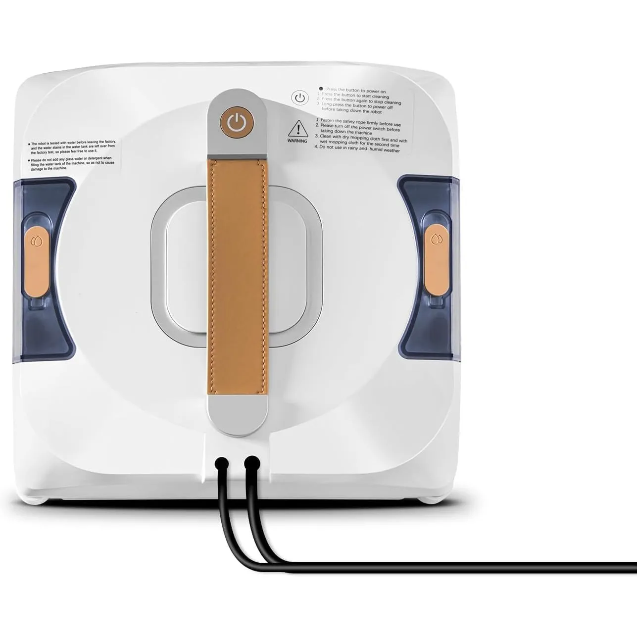 Fensterputzroboter mit Sprache Wechseln, Dual Side Spray Fensterreinigungsroboter mit 110ml ml Dual Tank, Trocken- und …
