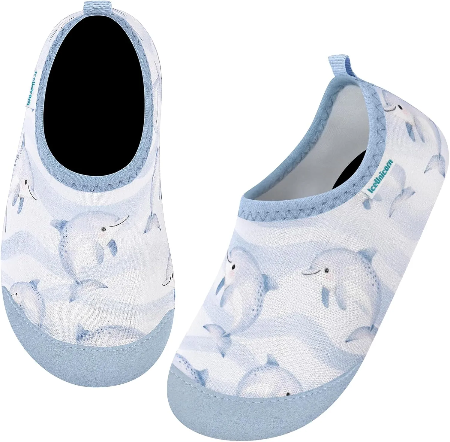 IceUnicorn Kinder Strandschuhe Badeschuhe Wasserschuhe Schwimmschuhe Schnelltrocknende Aquaschuhe für Kinder Beach Pool