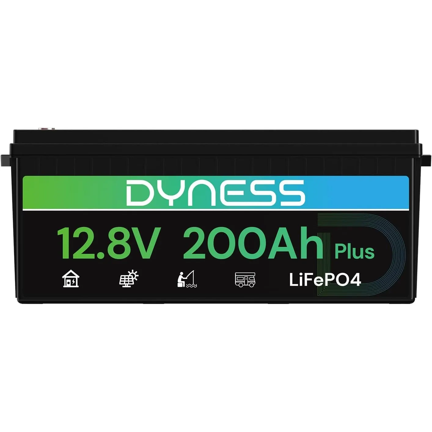 Dyness 12V 200Ah LiFePO4 Lithium Batterie mit 200A BMS, 2560Wh Lithium Wohnmobilbatterie, ideal für Solaranlagen, Wohnw…