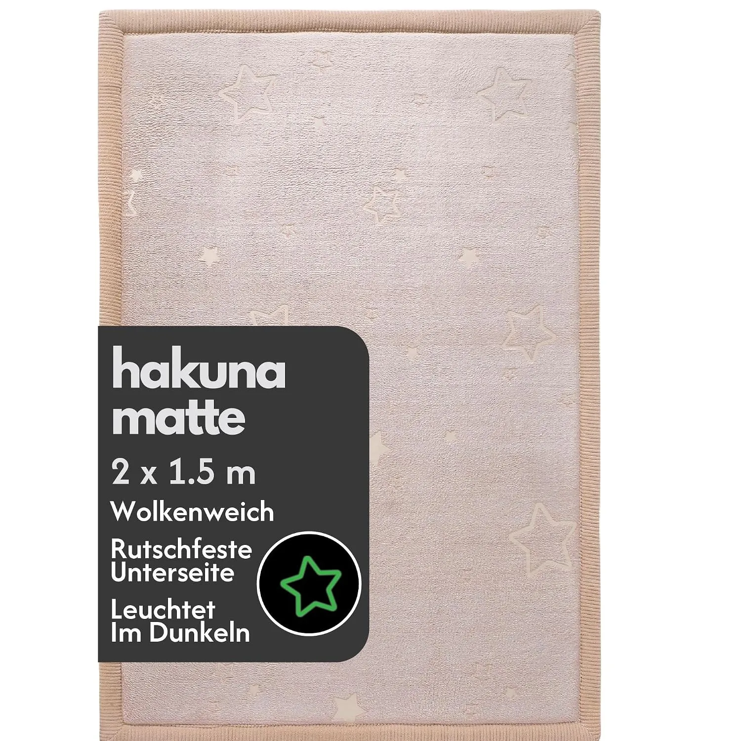 Hakuna Matte Wolkenweiche Spielmatte Baby 170 x 120 x2,5cm Tatami Matte