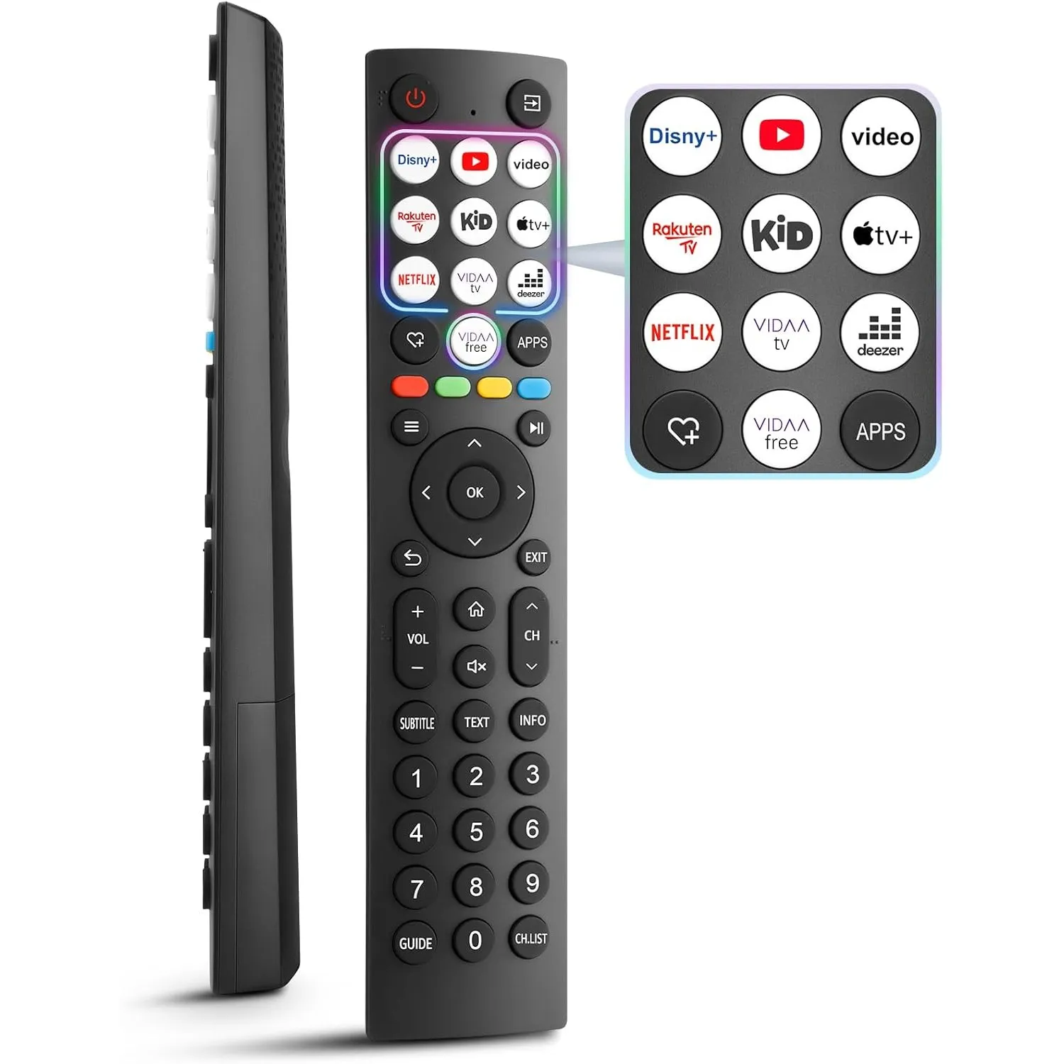 für Hisense Fernbedienung, Universal für Hisense Smart TV Original