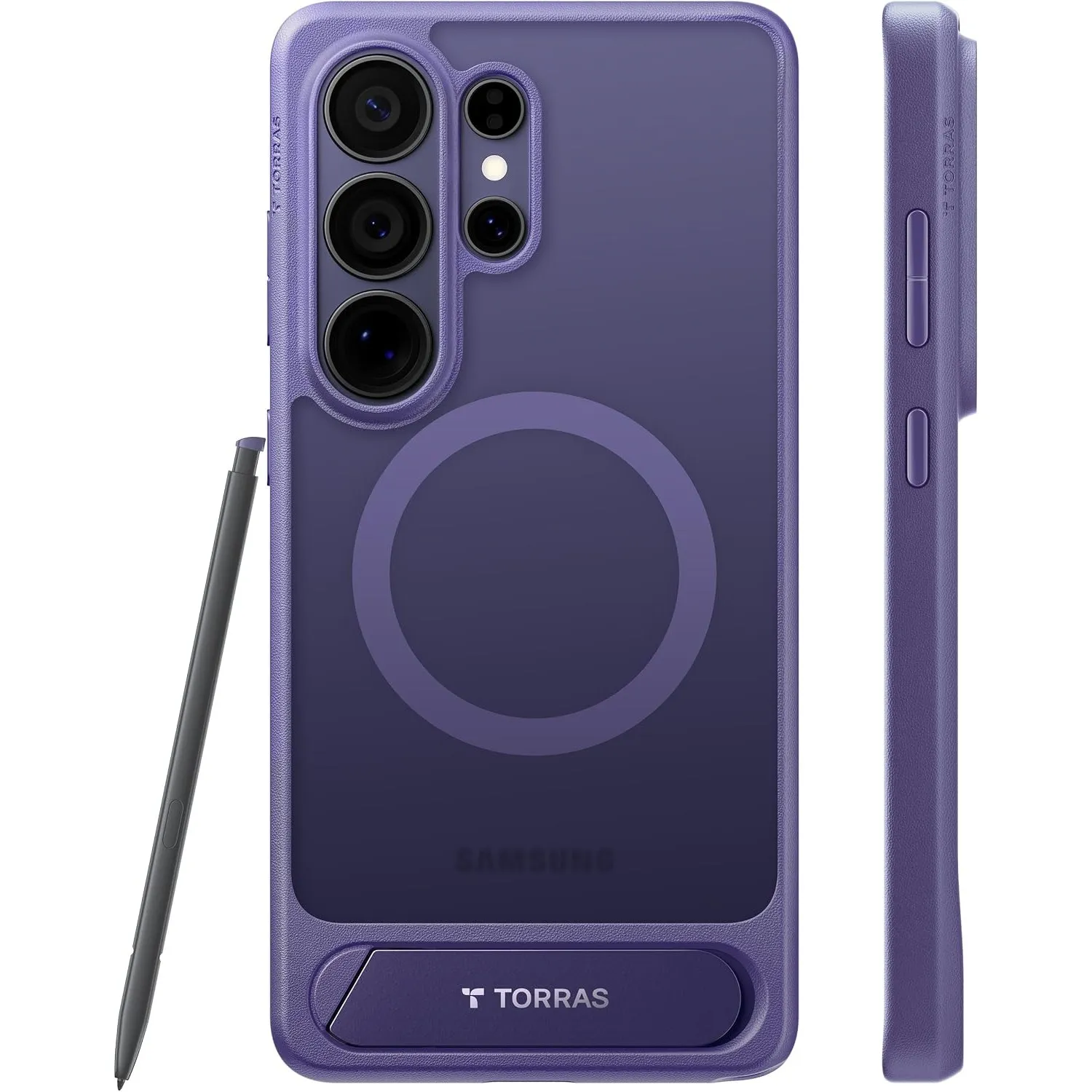 TORRAS Ostand L1 für Samsung Galaxy S26 Ultra Hülle mit MagSafe, Violett