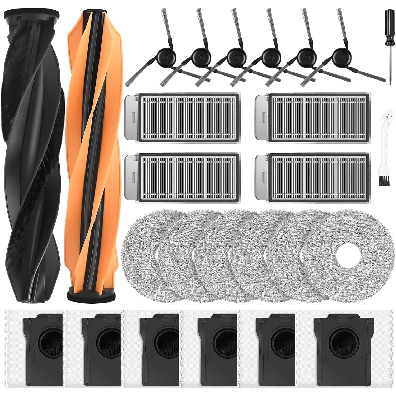 26 Stück Zubehör für Dreame X50/L40s/L50 Pro/Matrix 10 Ultra Saugroboter