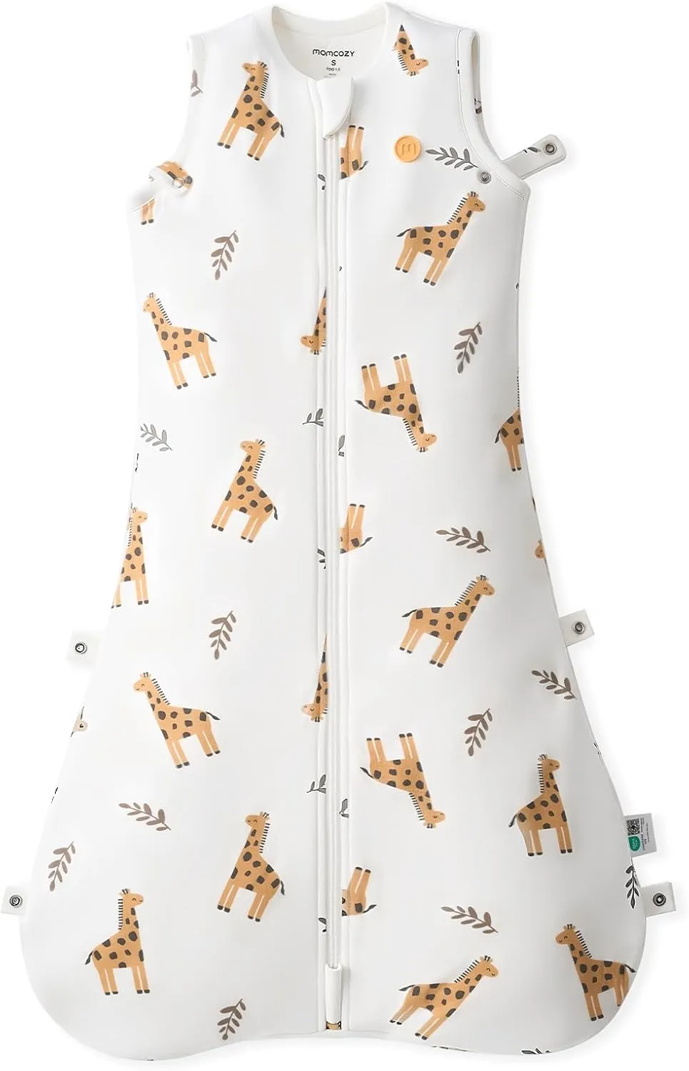 Momcozy Schlafsack Baby 1,5 TOG- Wolkenweicher Bambus mit 1,5 TOG, tragbare Decke mit stützender Plüschfüllung, Zwei-We…