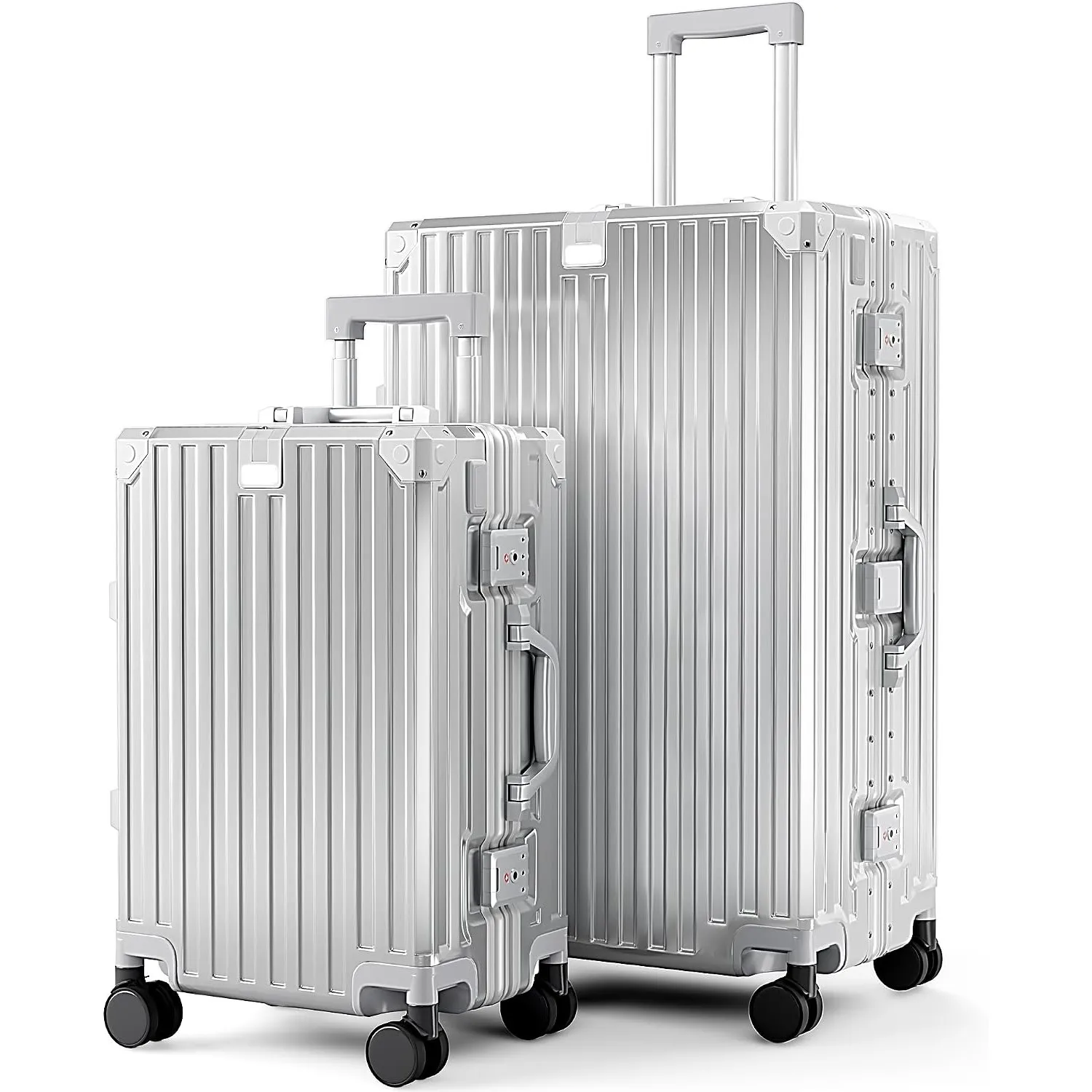 ALPHA CAMP Koffer Set M XL Kofferset 2 Teilig Hartschalenkoffer Set Groß
