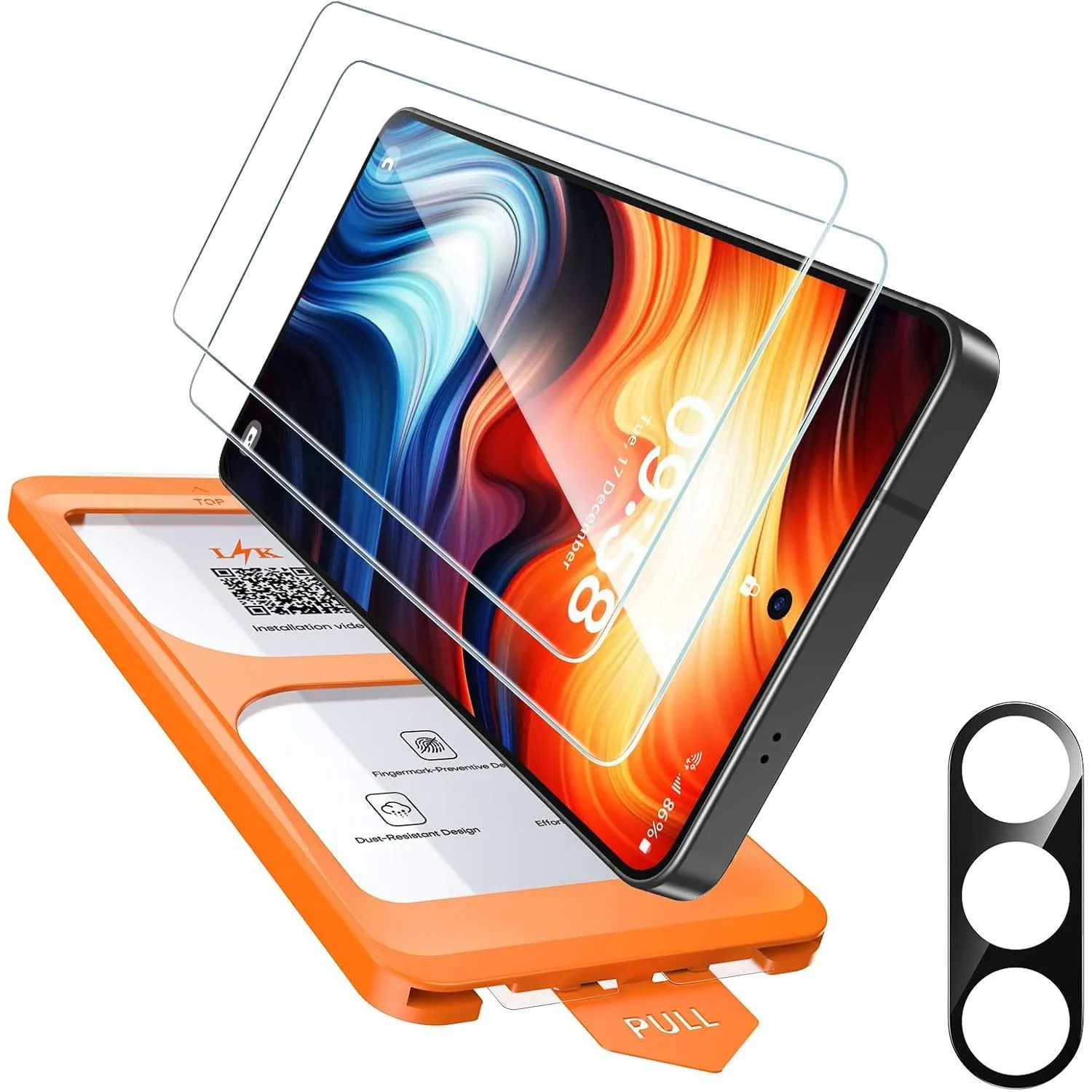 LϟK für Samsung Galaxy S26 Plus Ultra Panzerglas mit Kameraschutz - 2 Stück
