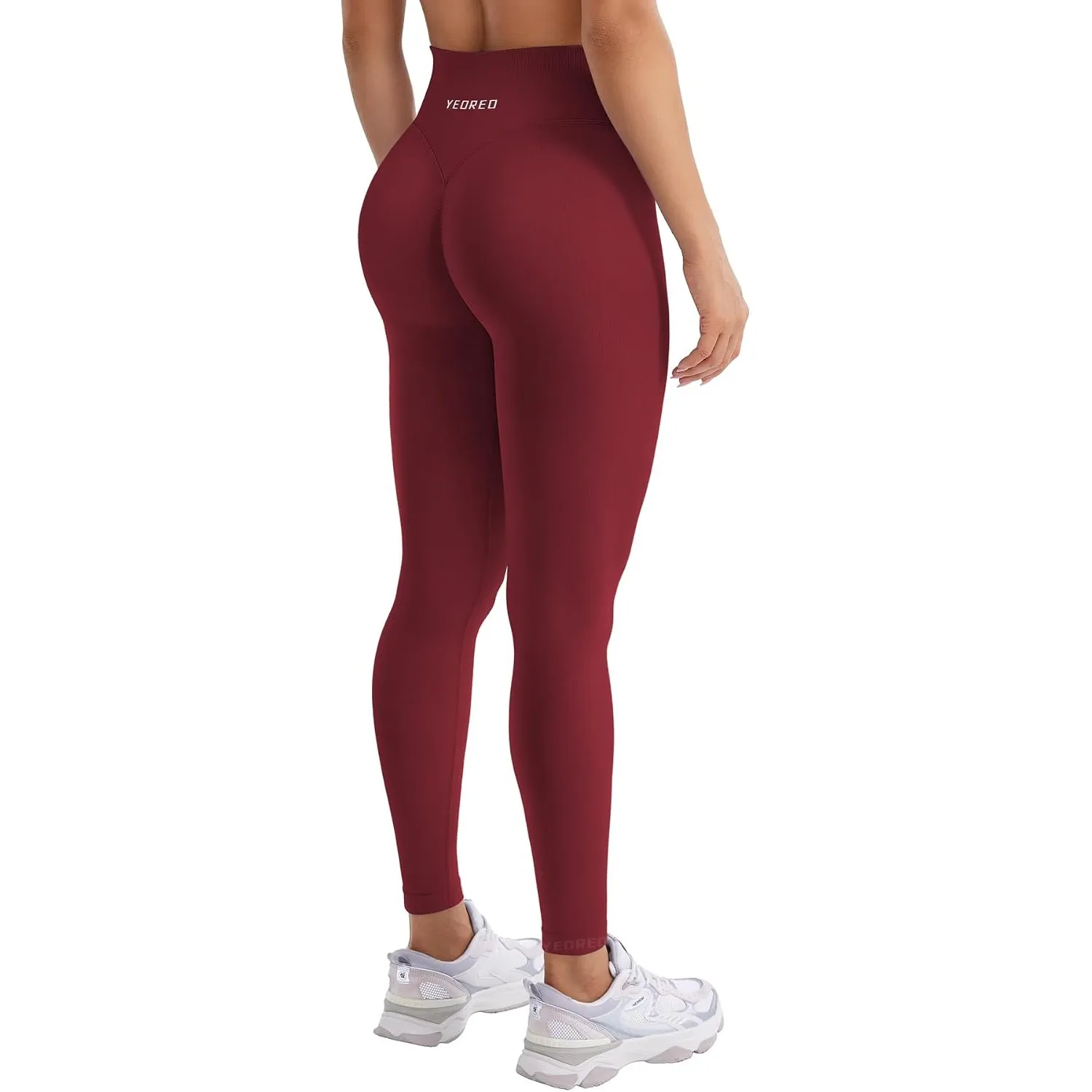 YEOREO Damen Sport Leggings Invisible Scrunch Butt Gym Leggings