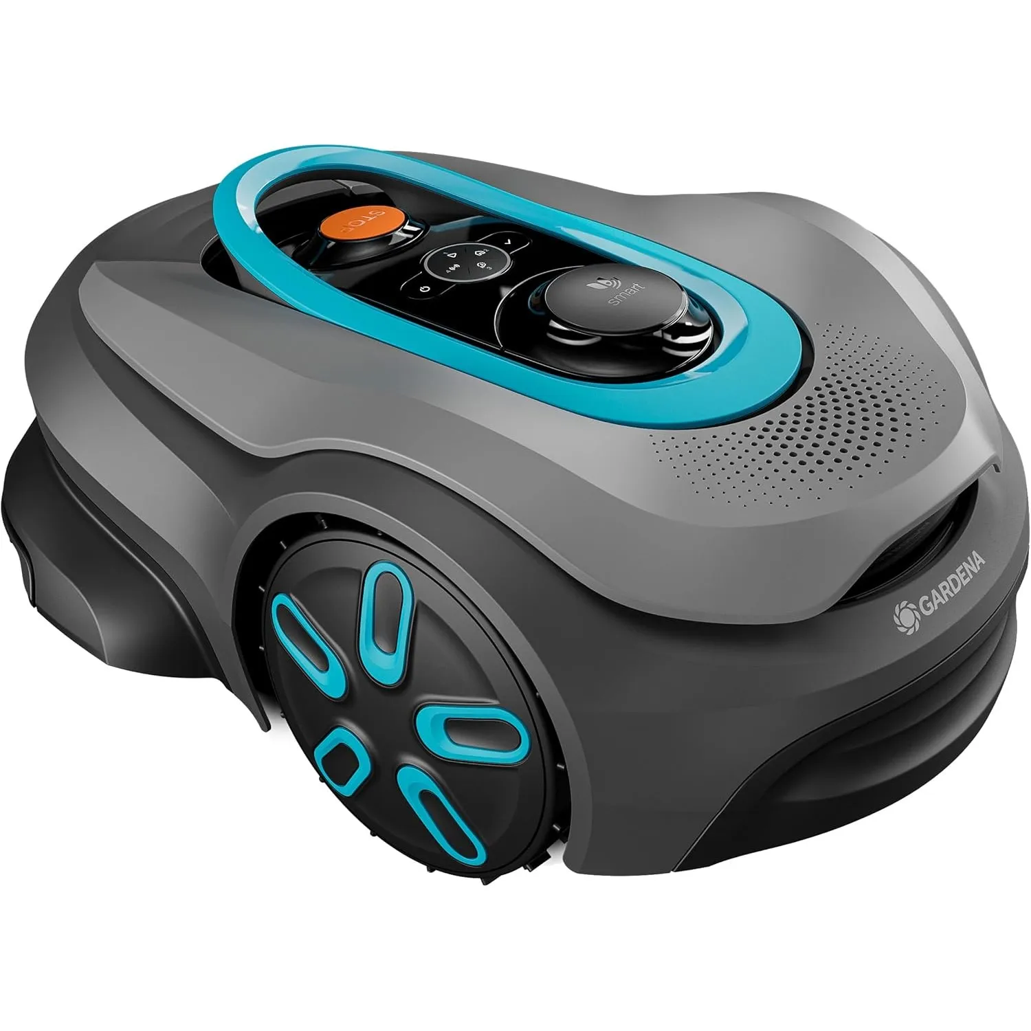 Gardena smart SILENO Sense 400 m² Mähroboter: Technologie ohne Begrenzungskabel, Mähen mit KI, Eingebaute Kamera (19941…