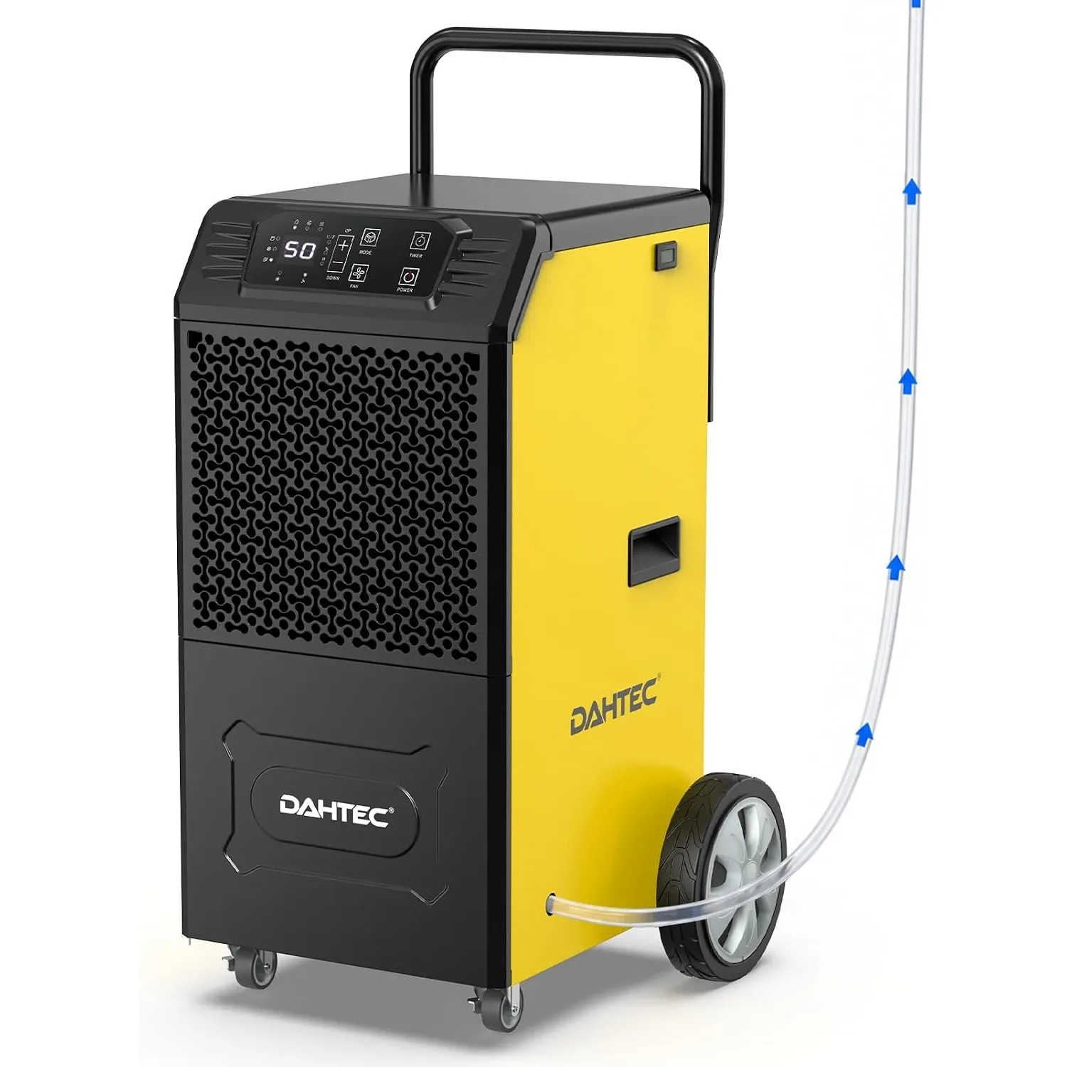 DAHTEC Bautrockner Luftentfeuchter Keller 90 L/Tag mit Integrierte Pumpe
