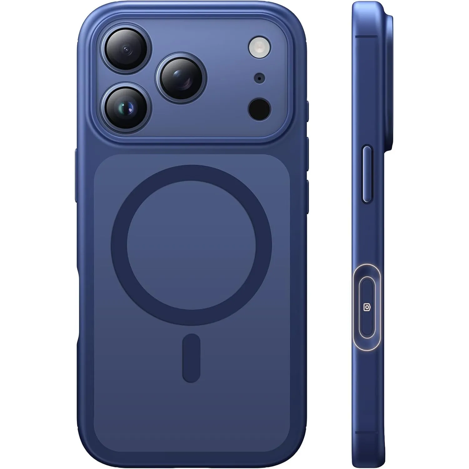 TAURI für iPhone 17 Pro Max Hülle 6,9 Zoll mit Mattrückseite - Tiefblau