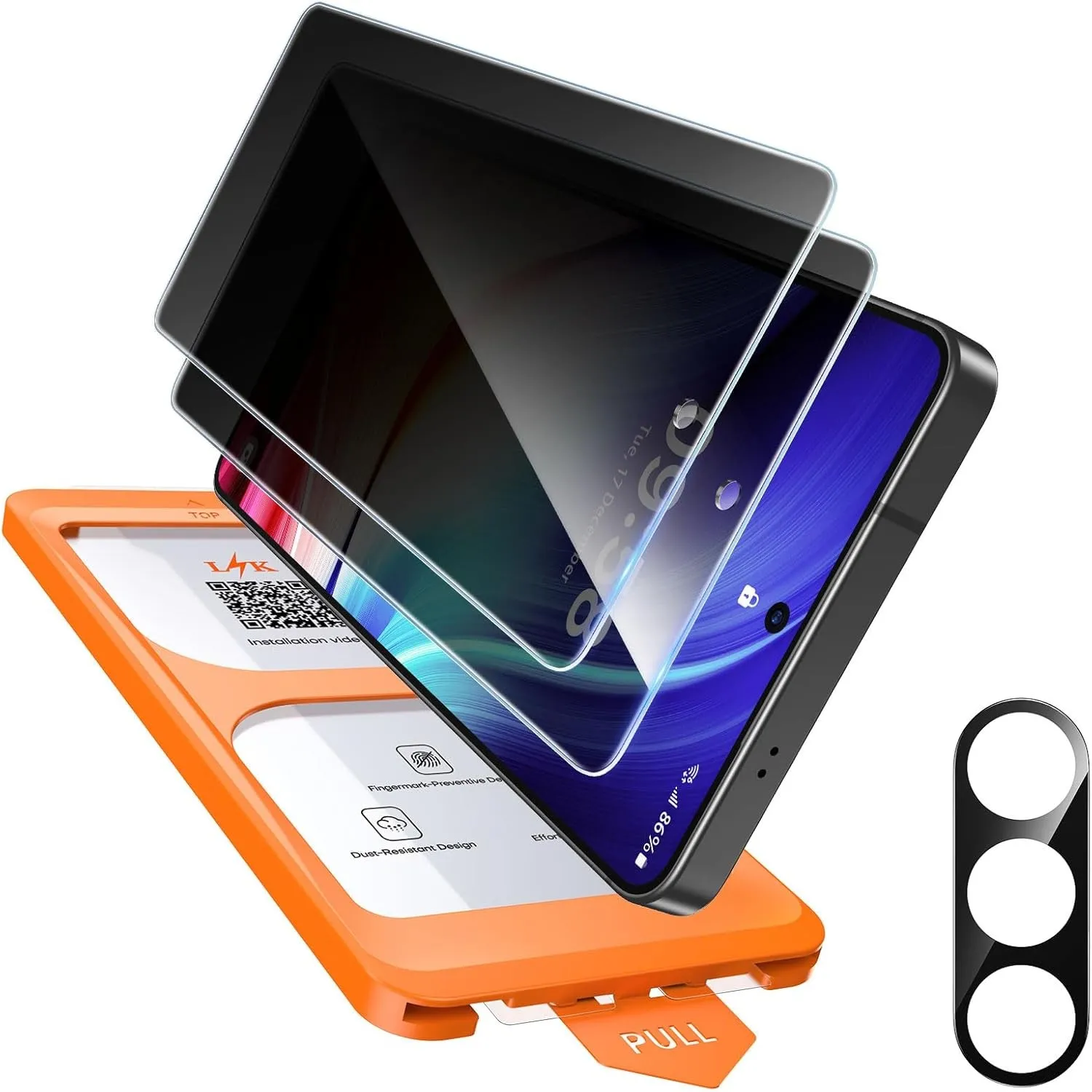 LϟK für Samsung Galaxy S26 Sichtschutz mit Kameraschutz - 2 Stück