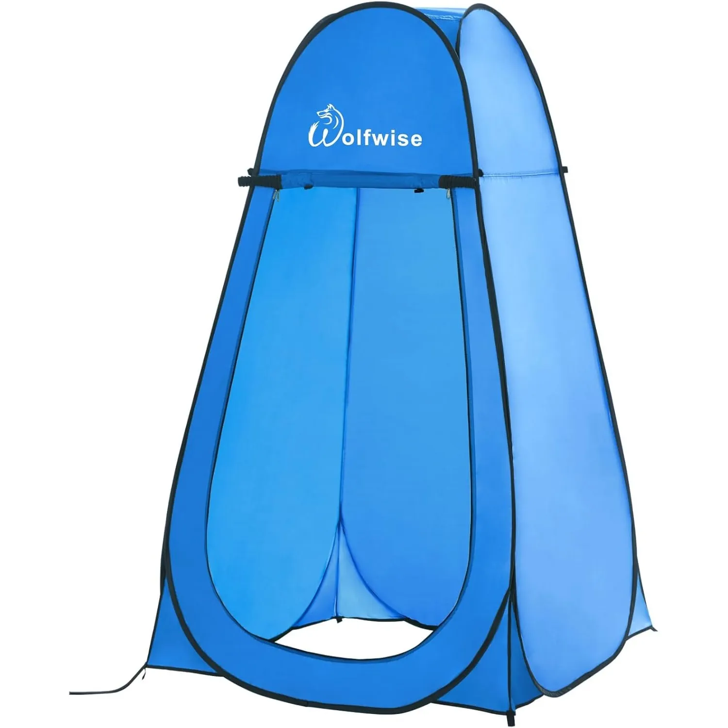 WolfWise Pop-Up Duschzelt Camping & Umkleidezelt – Kompakt & Leicht 2kg mit Tasche, Schneller Aufbau, WC- und Privatzel…