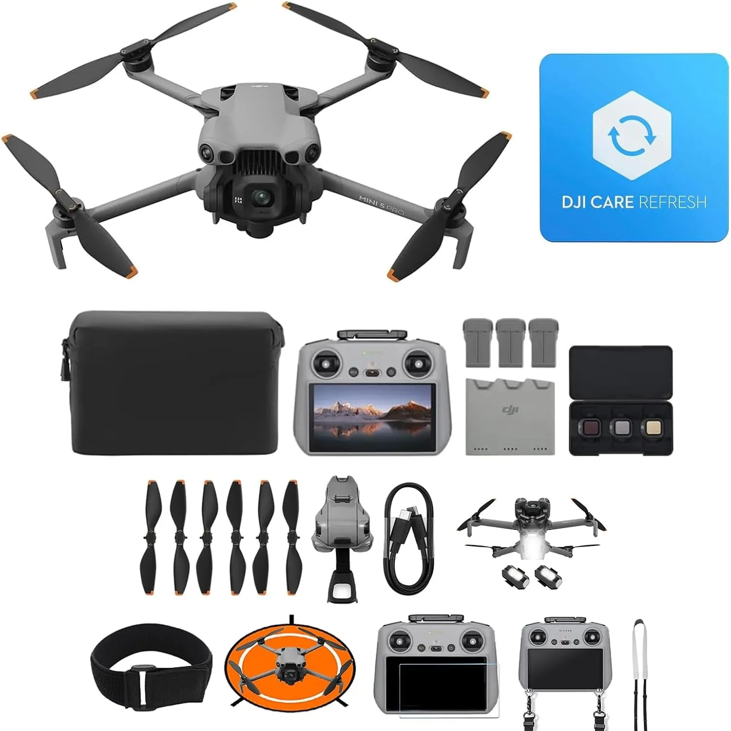 DJI Mini 5 Pro Fly More Combo RC 2 und 1 Jahr Care
