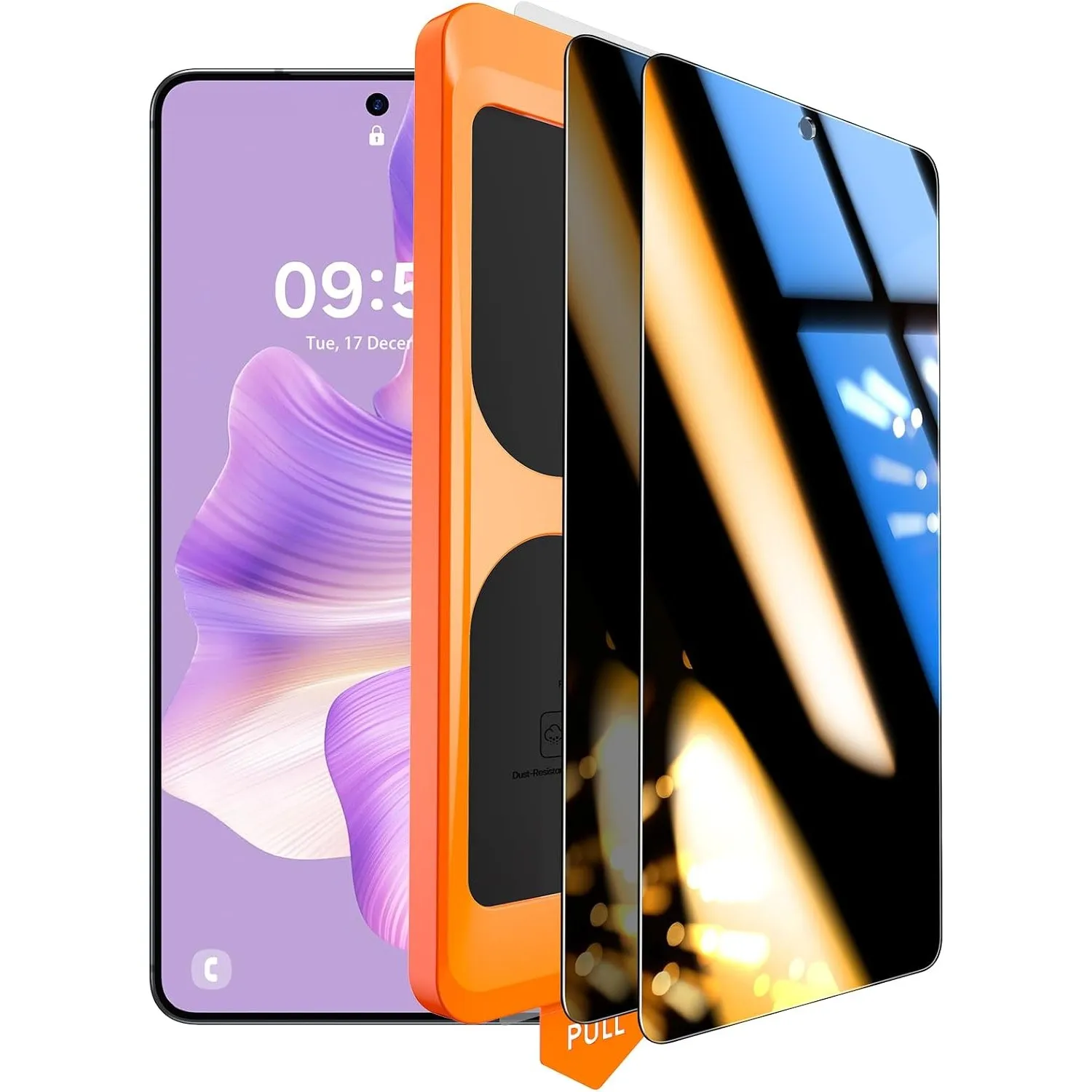 TOCOL für Samsung Galaxy S26 für Panzerglas Sichtschutz