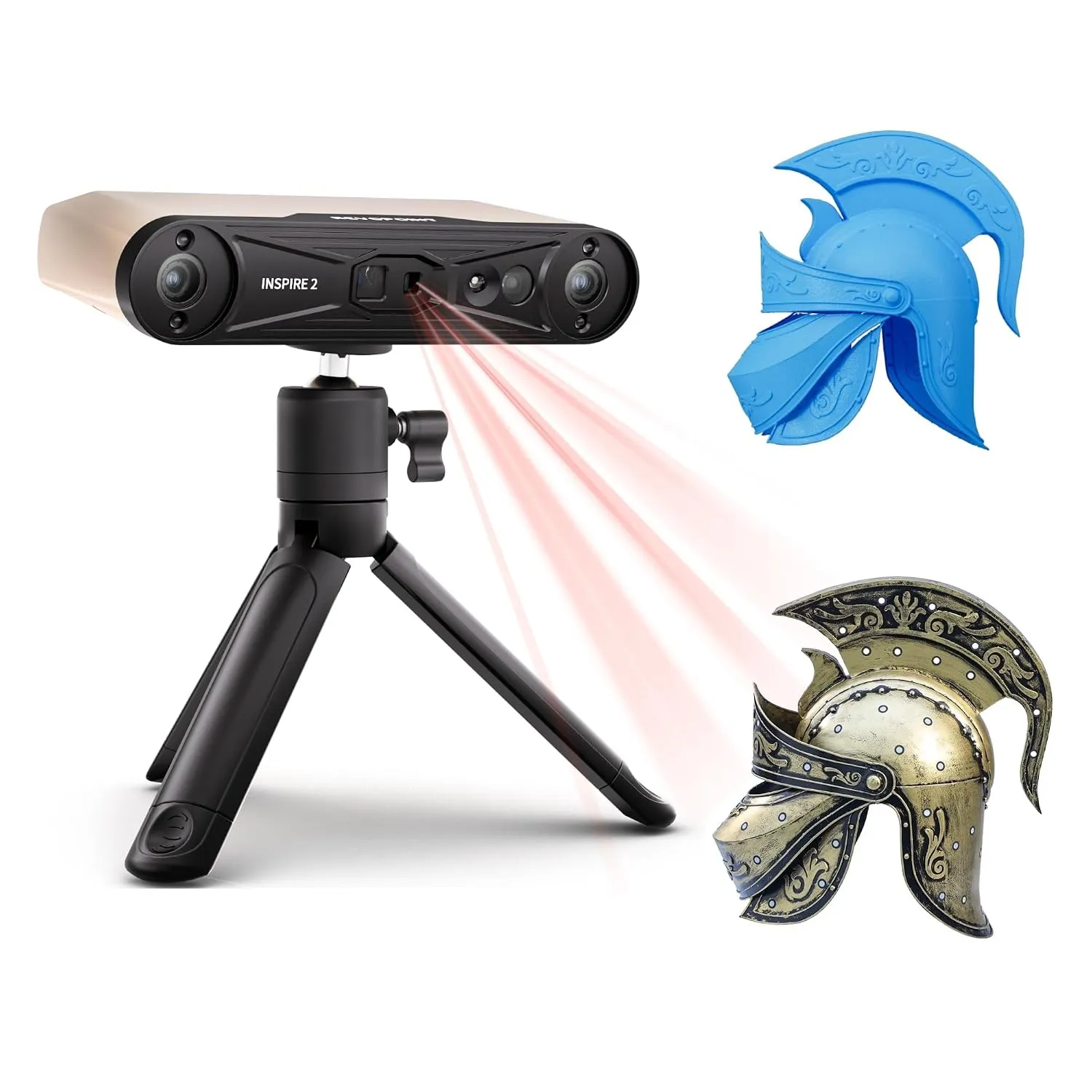 Revopoint INSPIRE 2 3D-Scanner für 3D-Drucker, Scannen im Freien, Standard