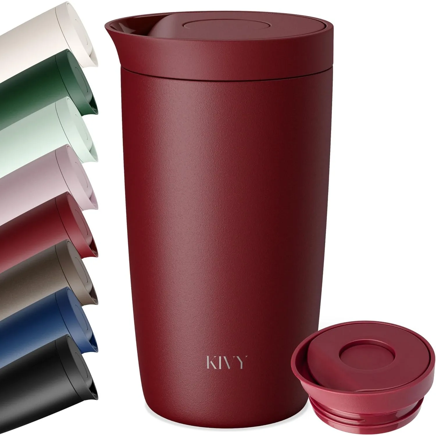 KIVY Thermobecher 350 ml - 6h Heiß | 24h Kalt - Spülmaschinenfest -BPA-Frei