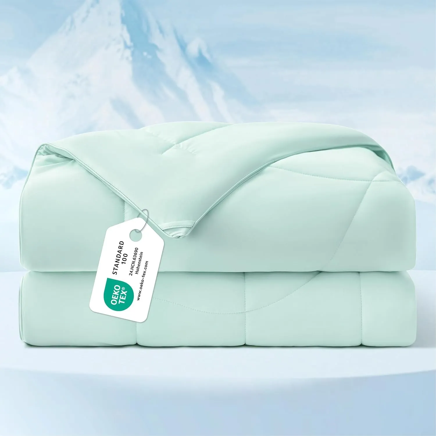 BEDSURE Kühldecke Doppelseitig Sommerdecke 200x200 - Kühlende Bettdecke Arc-Chill Q-Max > 0,4 Kühlende Decke, Leichte &…