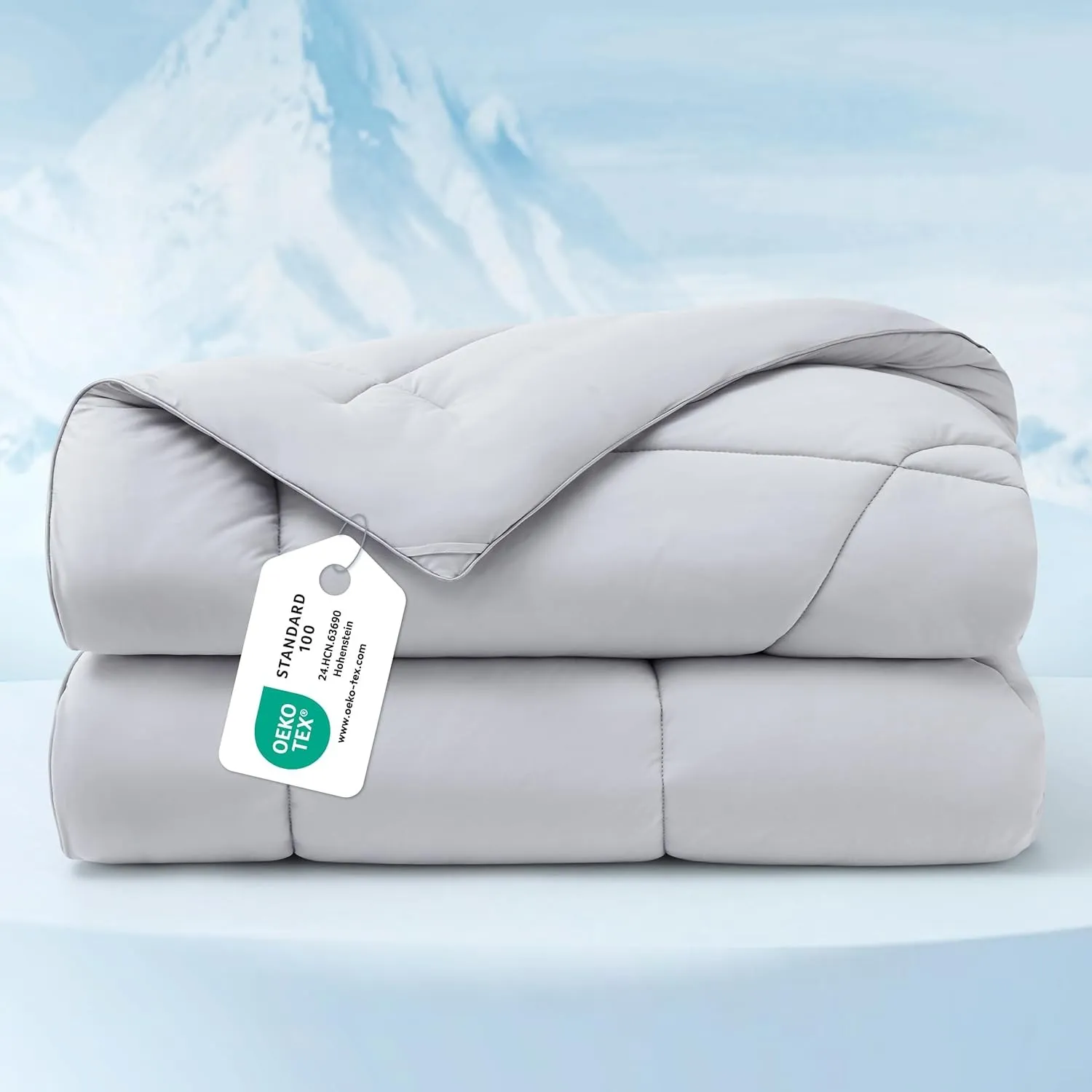 BEDSURE Kühldecke Doppelseitig Sommerdecke 240x220 - Kühlende Bettdecke Arc-Chill Q-Max > 0,4 Kühlende Decke, Leichte &…