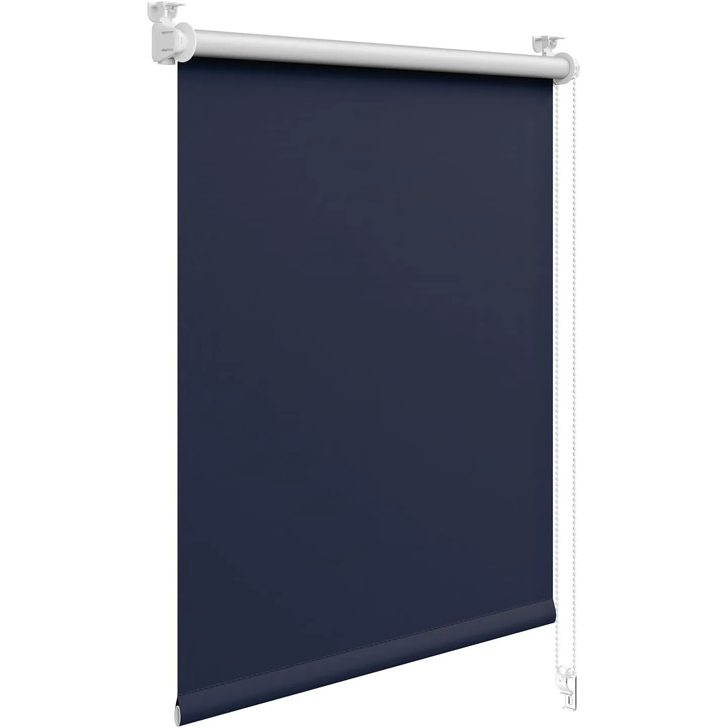 WOLTU Verdunkelungsrollo ohne Bohren, Thermo Verdunkelungsrollo mit Kette, Sichtschutz, für Türen und Fenster, Blau，B90…