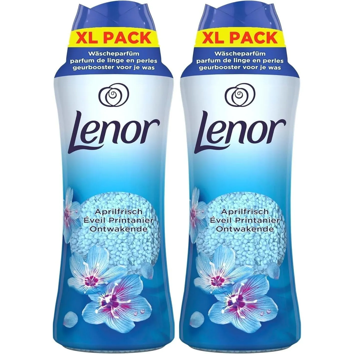 Lenor Wäscheparfüm Aprilfrisch 495g, Non-Stop Frische Für Bis Zu 12 Wochen Im Schrank (Packung mit 2)