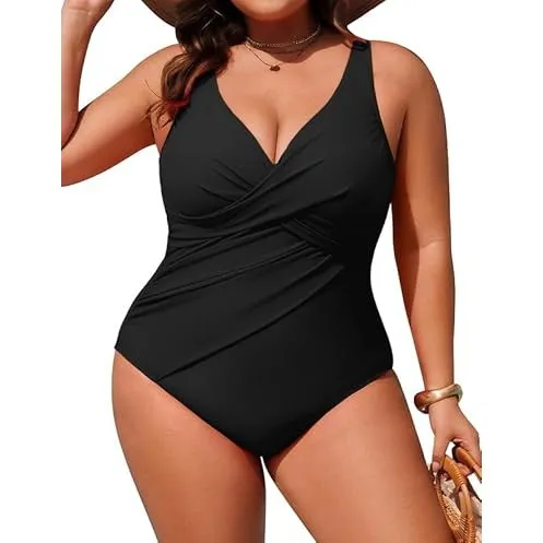 Hanna Nikole Badeanzug Damen Bauchweg Große Größen Push Up Bademode Einteiler Shape Badeanzüge Elegant Badebekleidung C…