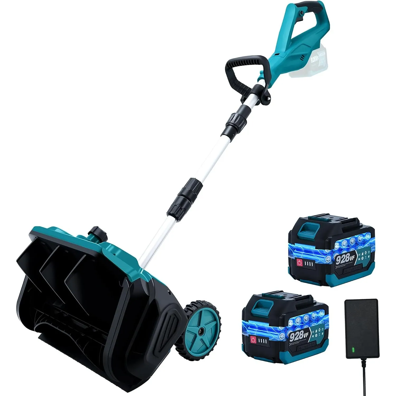 Akku Schneefräse für Makita Akku 18V mit Rollen 1000W Elektrische