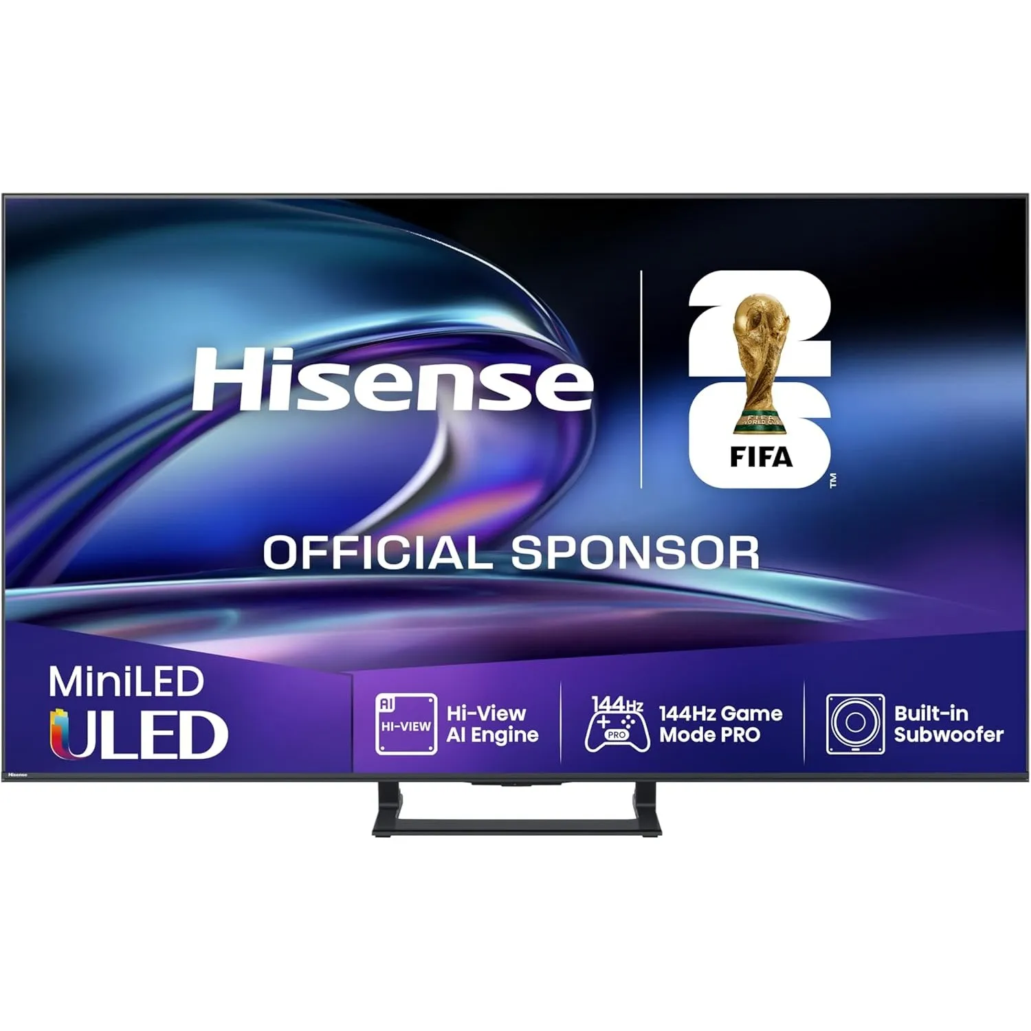 Hisense 75E89Q Fernseher, 75 Zoll (189cm), 4K ULED Mini LED, Smart TV, 144Hz Game Mode PRO, Hi-View AI Engine, AI Smoot…
