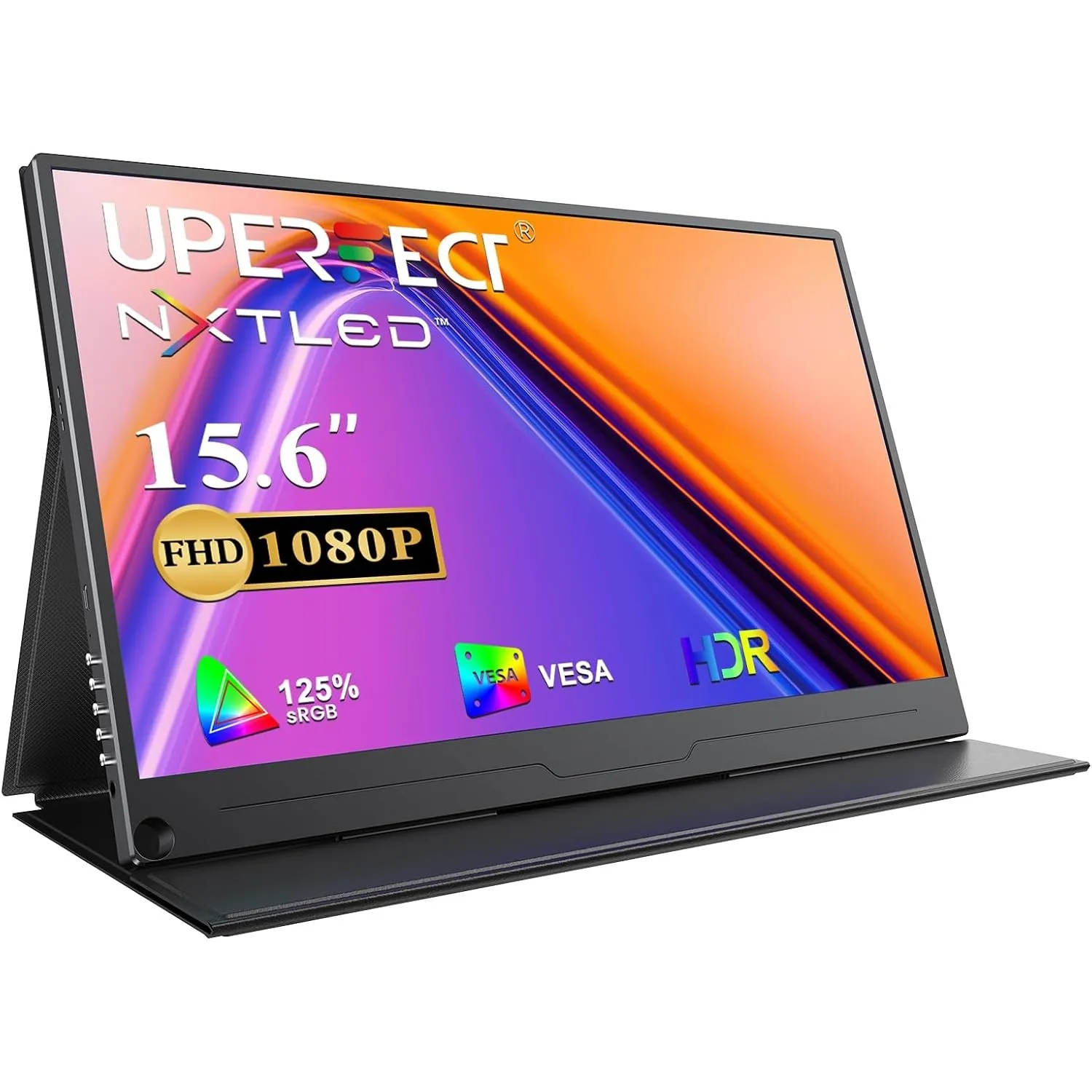 UPERFECT 15,6" NxtLED Portable Monitor, Full HD 500 Nits 2000:1 125% sRGB | Augenschonender Laptop-Monitor, Zweiter Bil…
