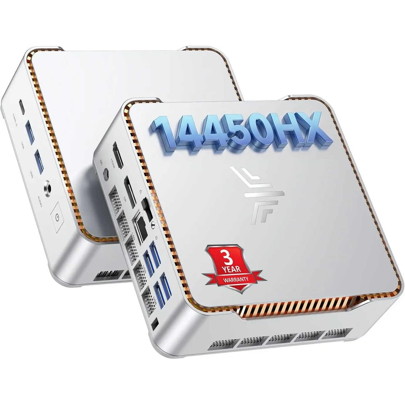NiPoGi Hyper H2 Mini PC 14th Gen Ιntel Core i5-14450HX (Stärker als i7-12650H/1185G7, 3-Jahren-Garantie), 32 GB DDR4 1 …