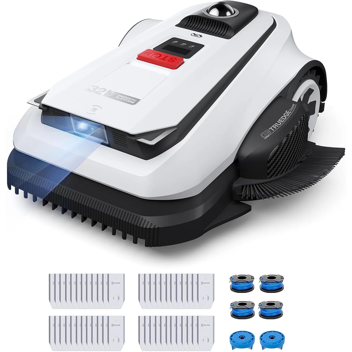 ECOVACS GOAT A1600 LiDAR PRO Care Kit Mähroboter ohne Begrenzungskabel, 1.600 m², 360° Dual-LiDAR-Navigation, automatis…