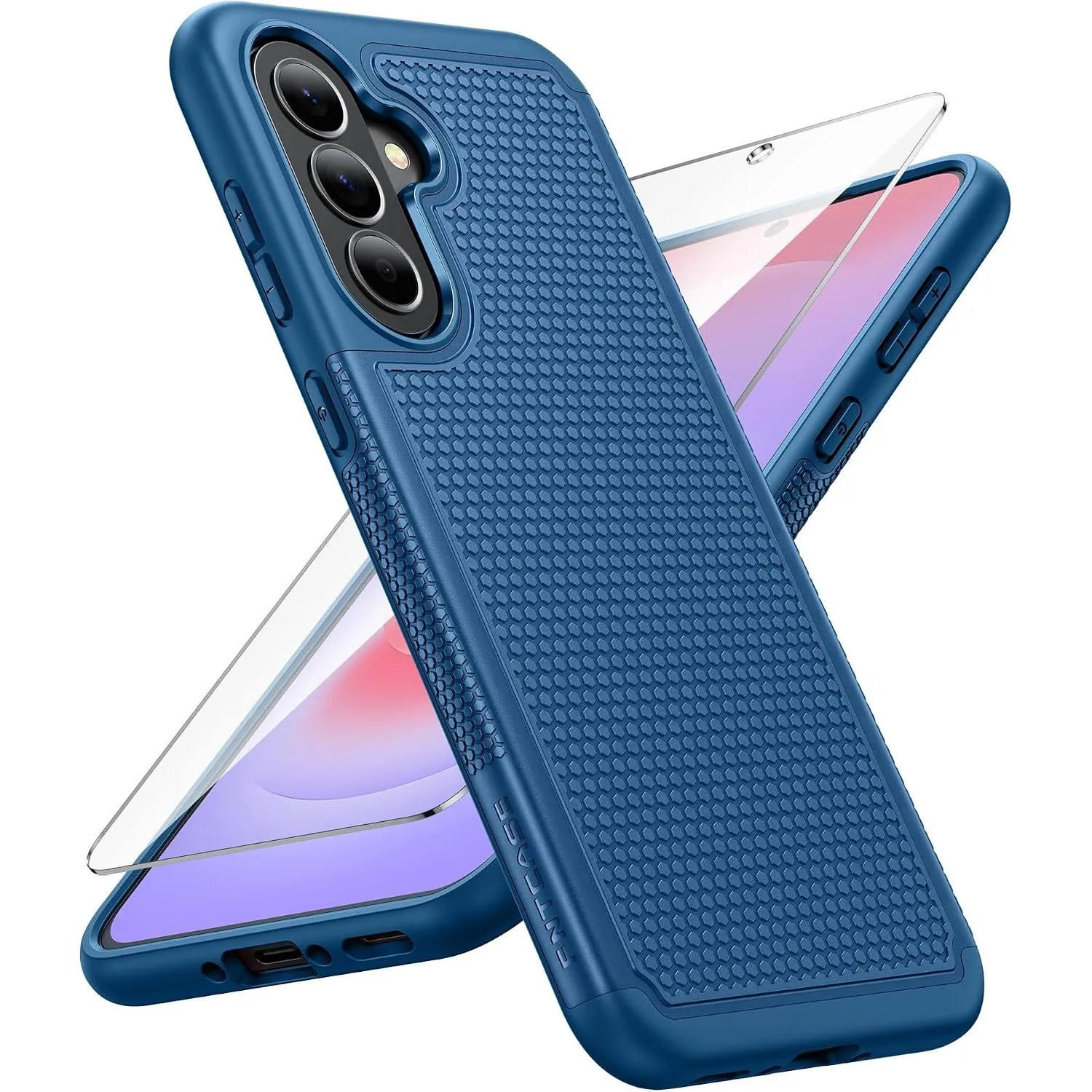 FNTCASE für Samsung Galaxy A37-5G Hülle: Doppellagige rutschfest Handyhülle