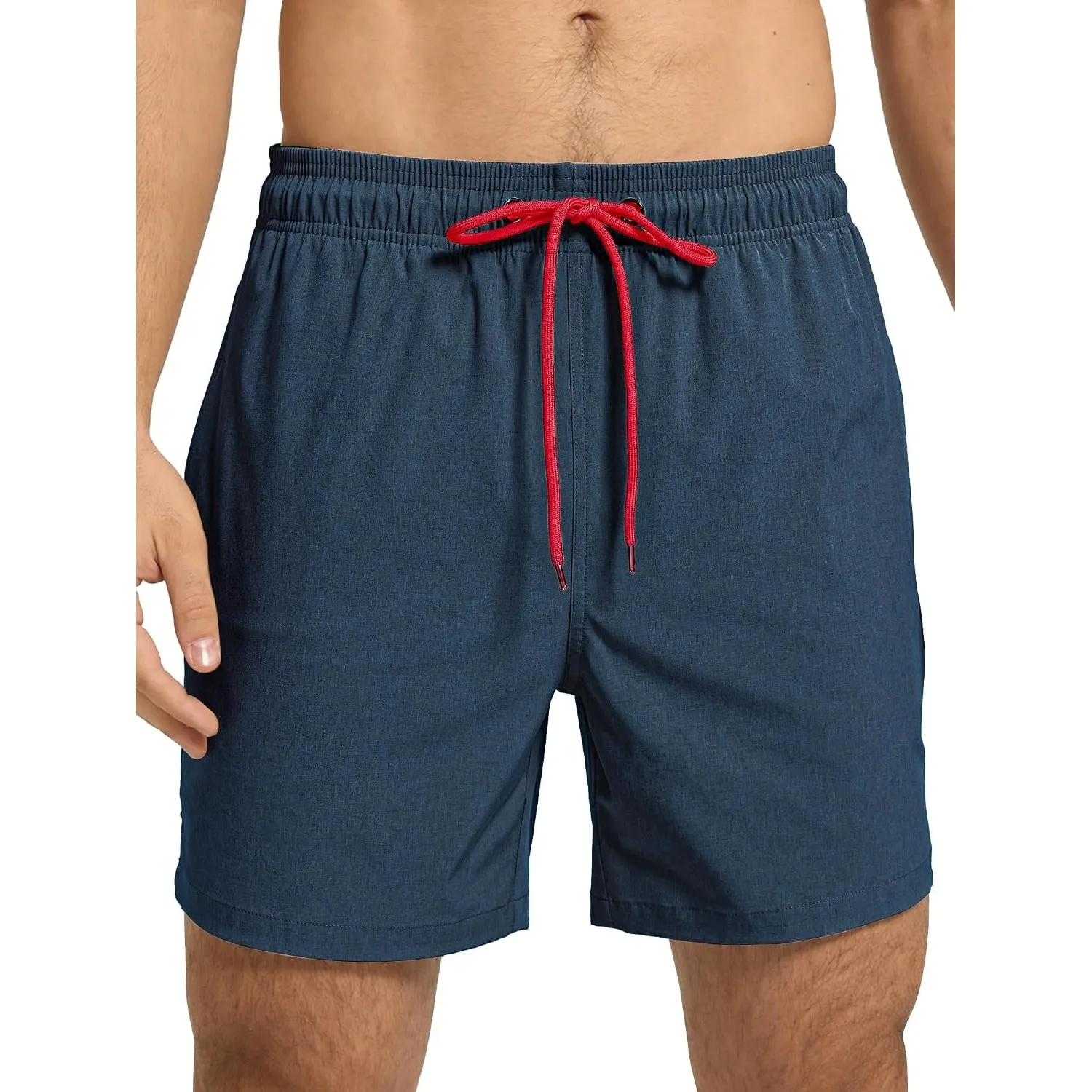 Arcweg Badehose für Herren mit Reißverschlusstasche Atmungsaktiv Wasserabweisend Badeshorts Männer Trainingsshorts Elas…