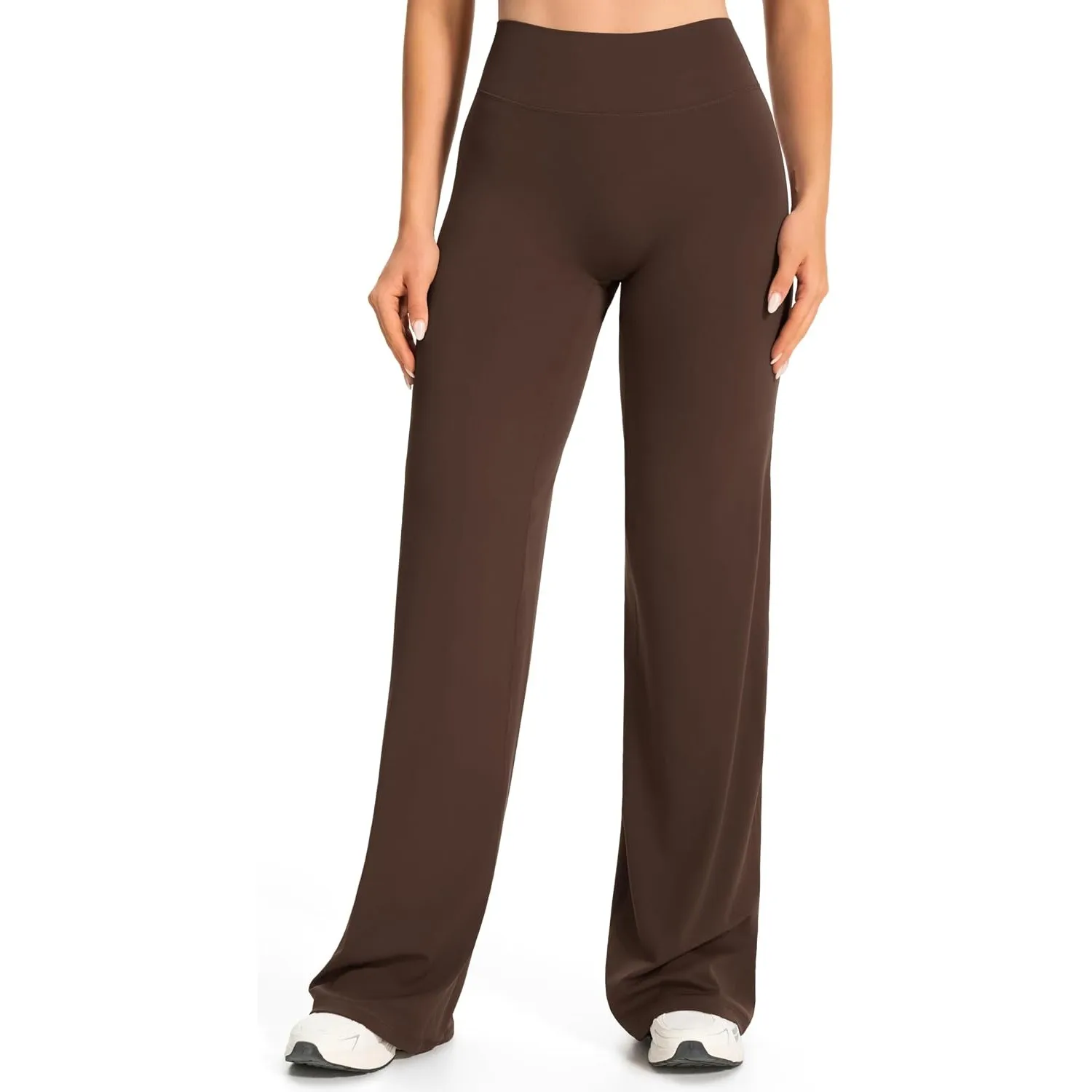 JOYSPELS Straight Leg Leggings Damen Flared Yogahose Sport