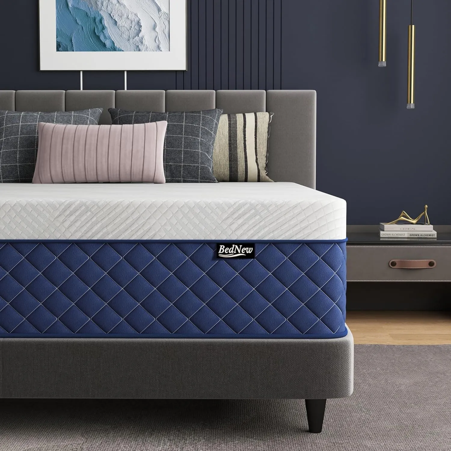 Mattress 90 x 190 cm, Spring Mattress H3 Height 29 cm, 7-Zone Orthopaedic Pocket Spring Mattress with Comfort Memory Fo…