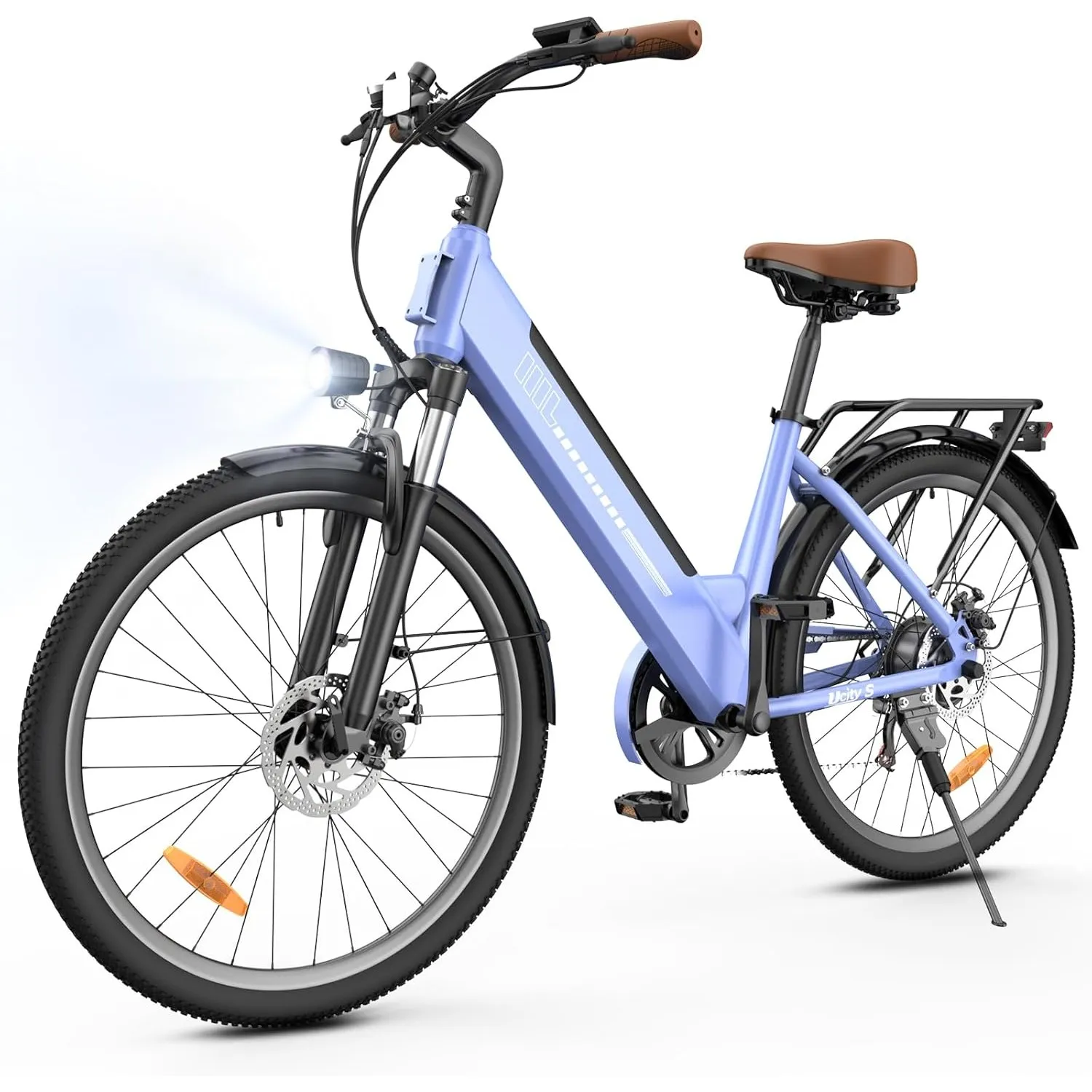 Finbike E Bike für Erwachsene 250W, 26 Zoll CityBike, Elektrofahrrad mit 55 Miles PAS Reichweite, 25 km/h Electric Bike…