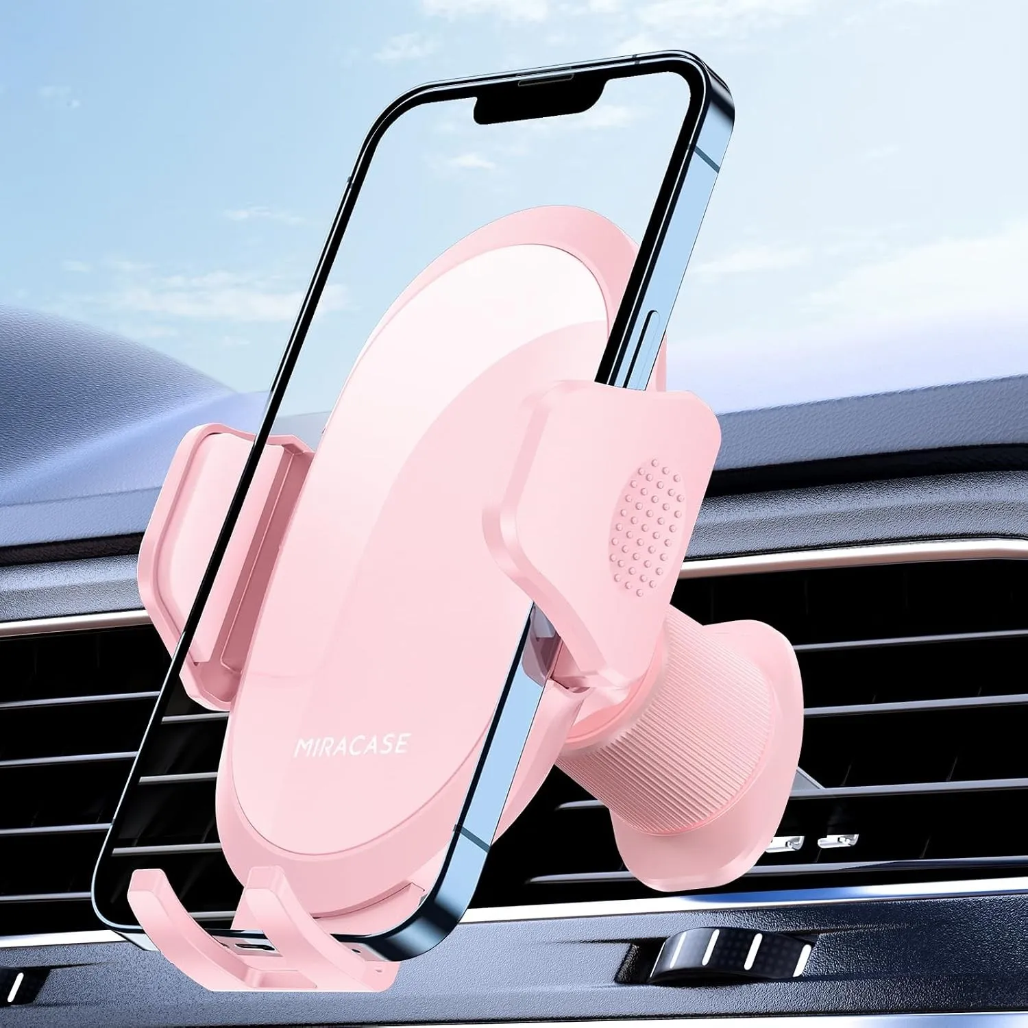 miracase Handyhalterung Auto [Stabilere Doppelhaken] Handyhalter für Autos Lüftung Universale, Kfz Handyhalterung für I…