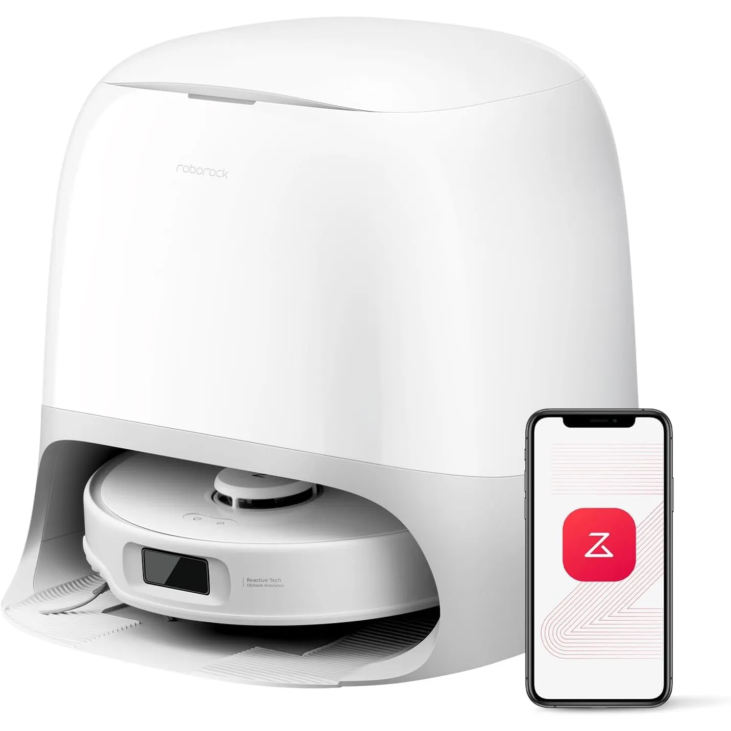 roborock Qrevo Curv S5X Saugroboter Weiß (Generalüberholt)