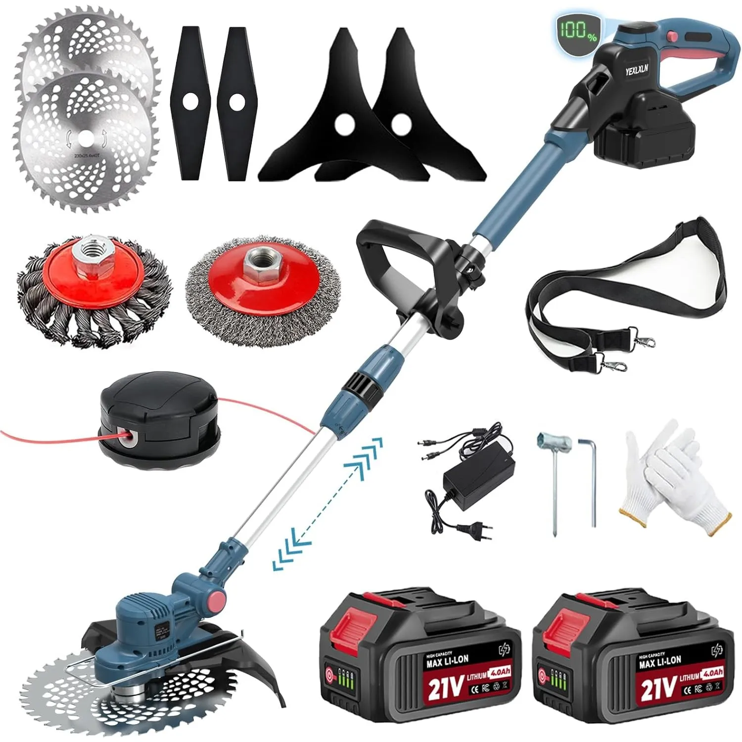 Rasentrimmer mit Akku, Akku Rasentrimmer für Makita-Akkus