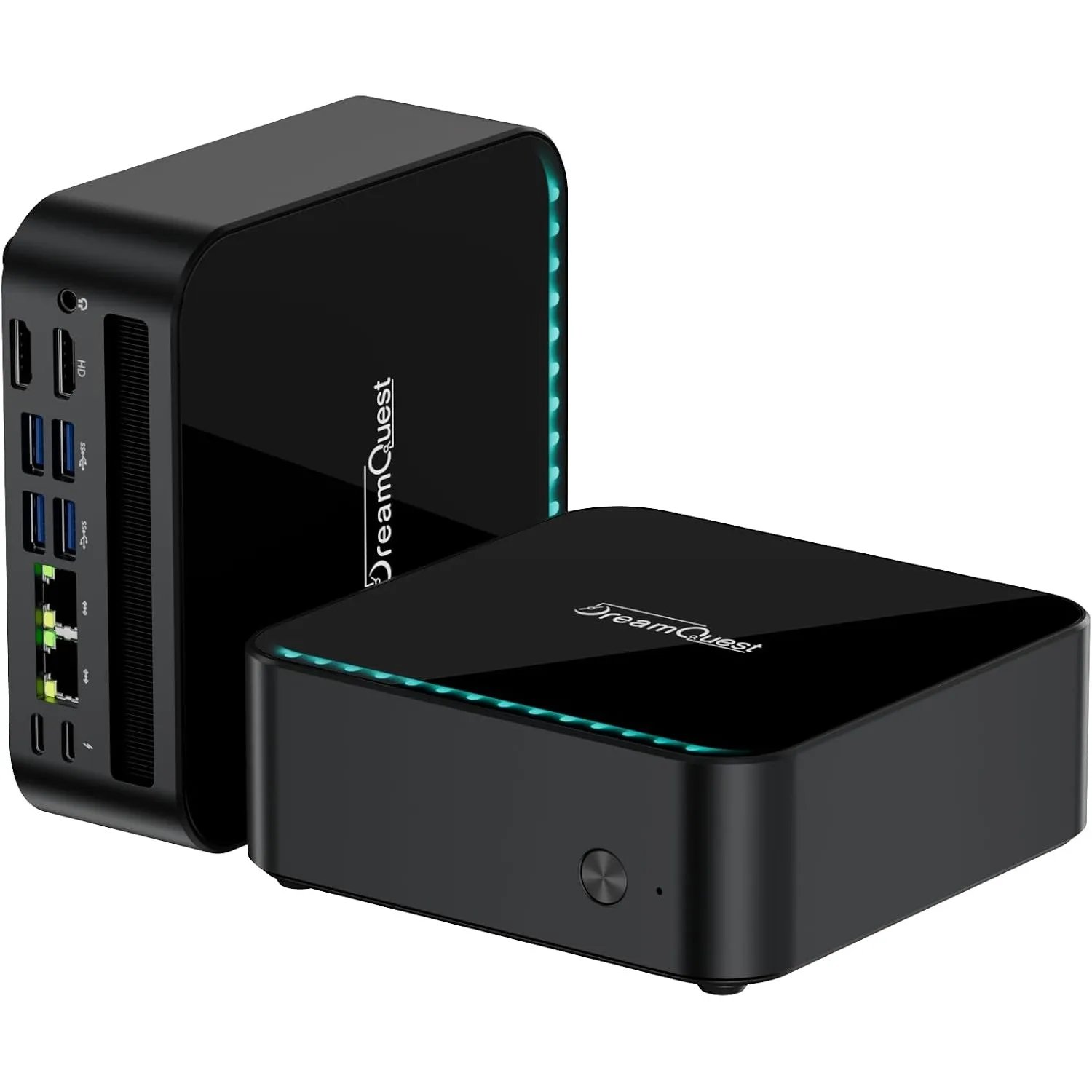 DreamQuest Mini PC Windows 11 Pro, AMD Ryzen 5 7430U bis 4,3 GHz, 16GB DDR4 Dual-Channel RAM, 512GB M.2 SSD, WiFi 6, Bl…