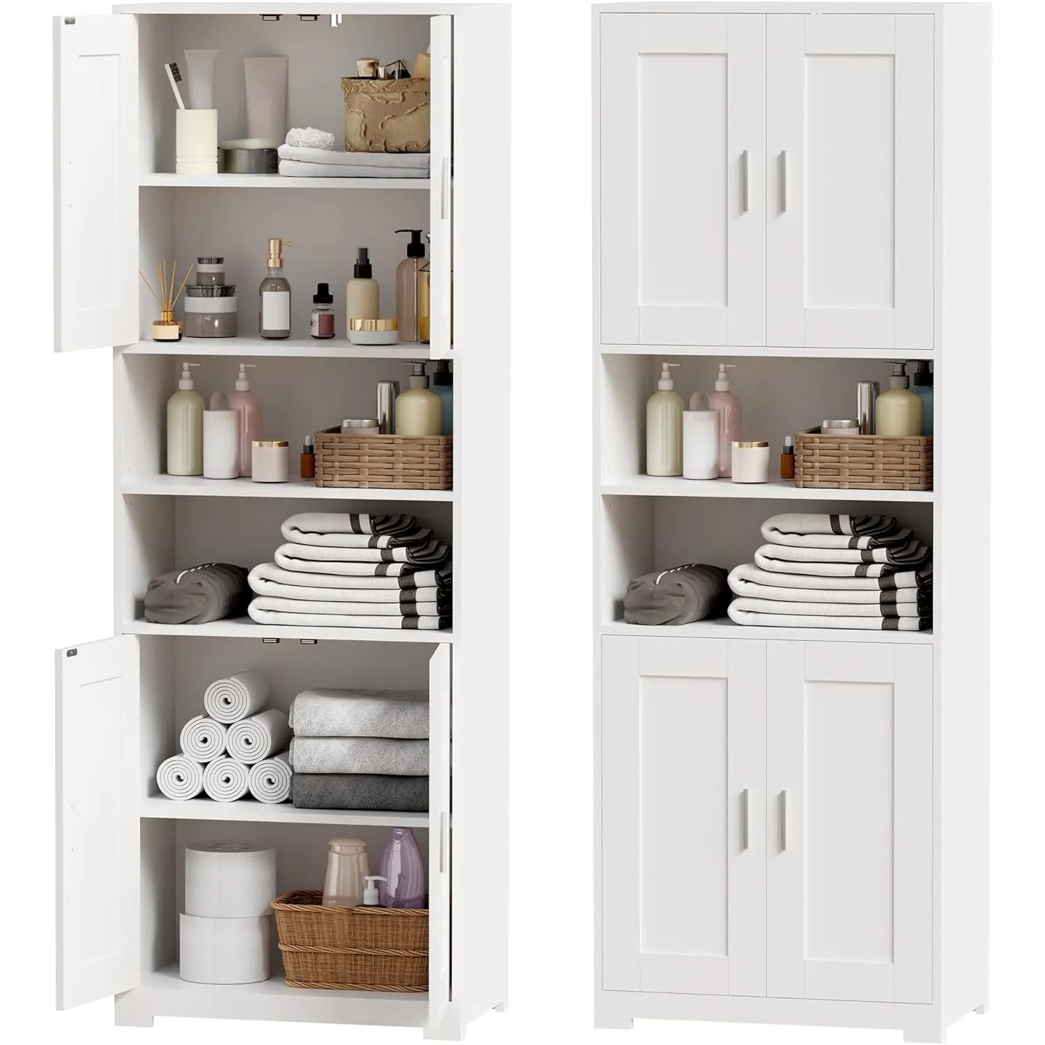 Weiß Badezimmerschrank Hoch, Bad hochschrank, Badschrank Hochschrank