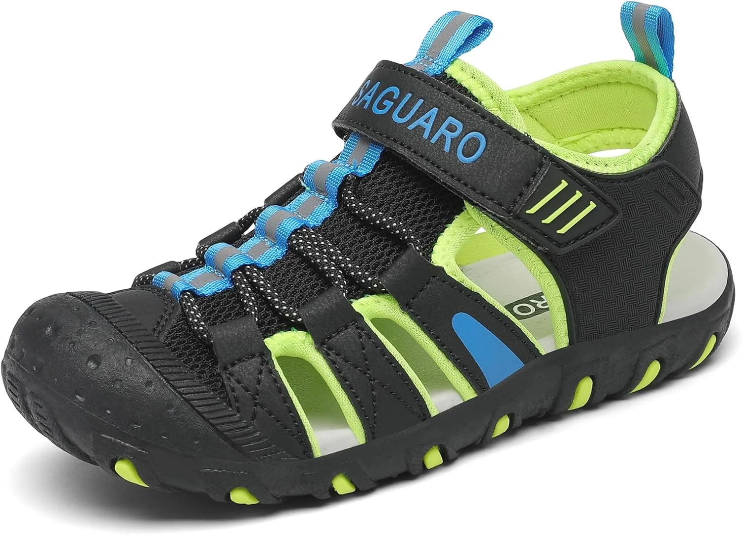 SAGUARO Sandalen Jungen Geschlossene Trekkingsandalen Kinder Sommer Outdoor Sandalen,25-38