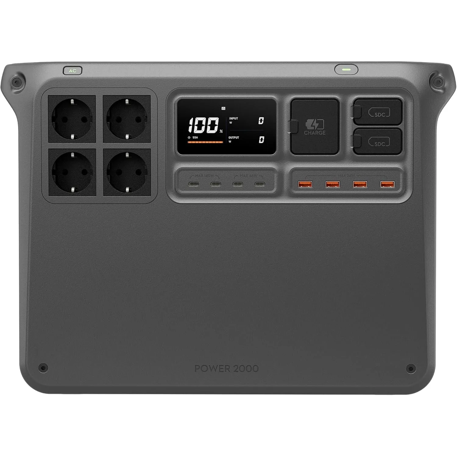 DJI Power 2000 Tragbare Powerstation, 2048Wh Notstromaggregat, LiFePO4 Akku, kompakte Größe, in 45 Min. von 0% auf 80% …