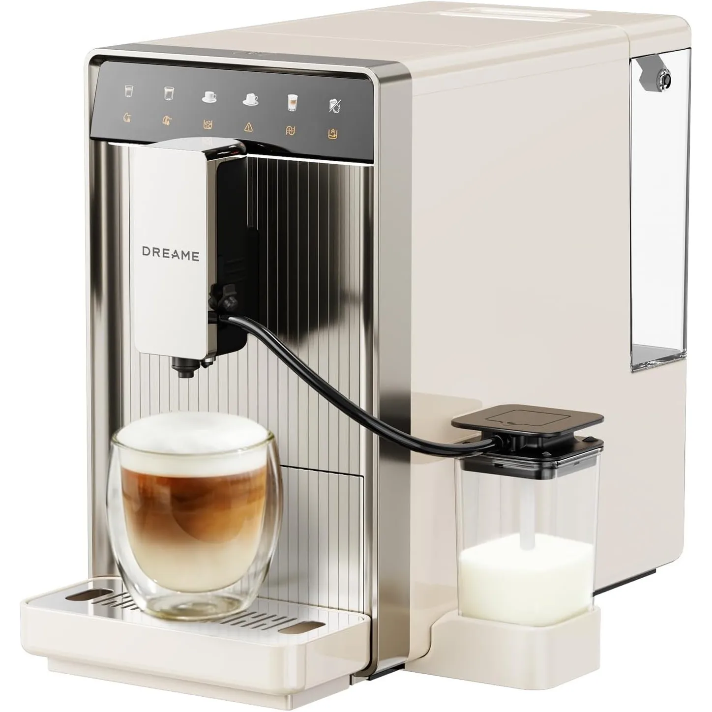 dreame Ecceluxe Slim Espresso-Vollautomat Kompakte Größe, Geschmack der Meisterklasse. Vollautomatische Komplettreinigu…