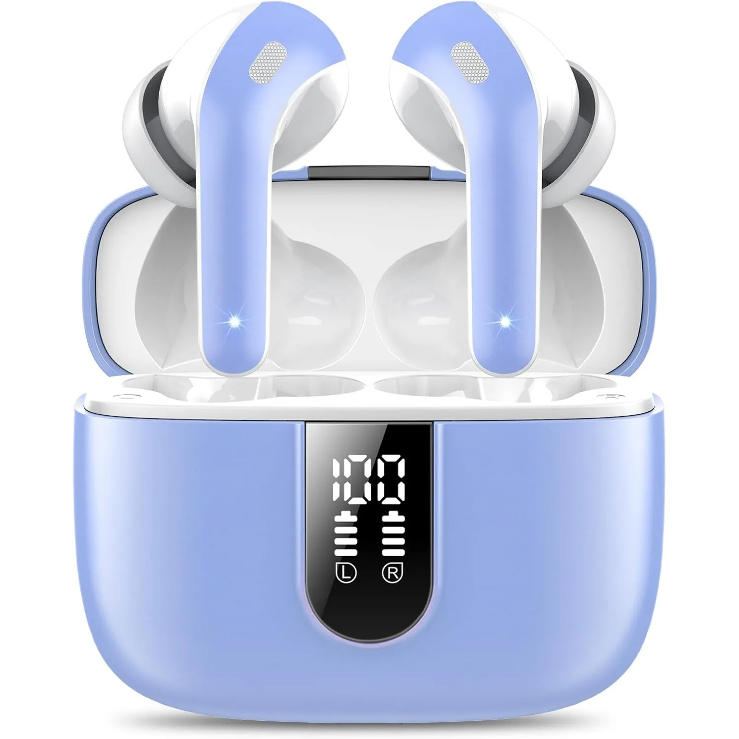 Bluetooth Kopfhörer, In Ear Kopfhörer Kabellos Bluetooth 5.3 mit 50H Tiefer Bass, 2024 Neue Kabellose Kopfhörer Noise C…