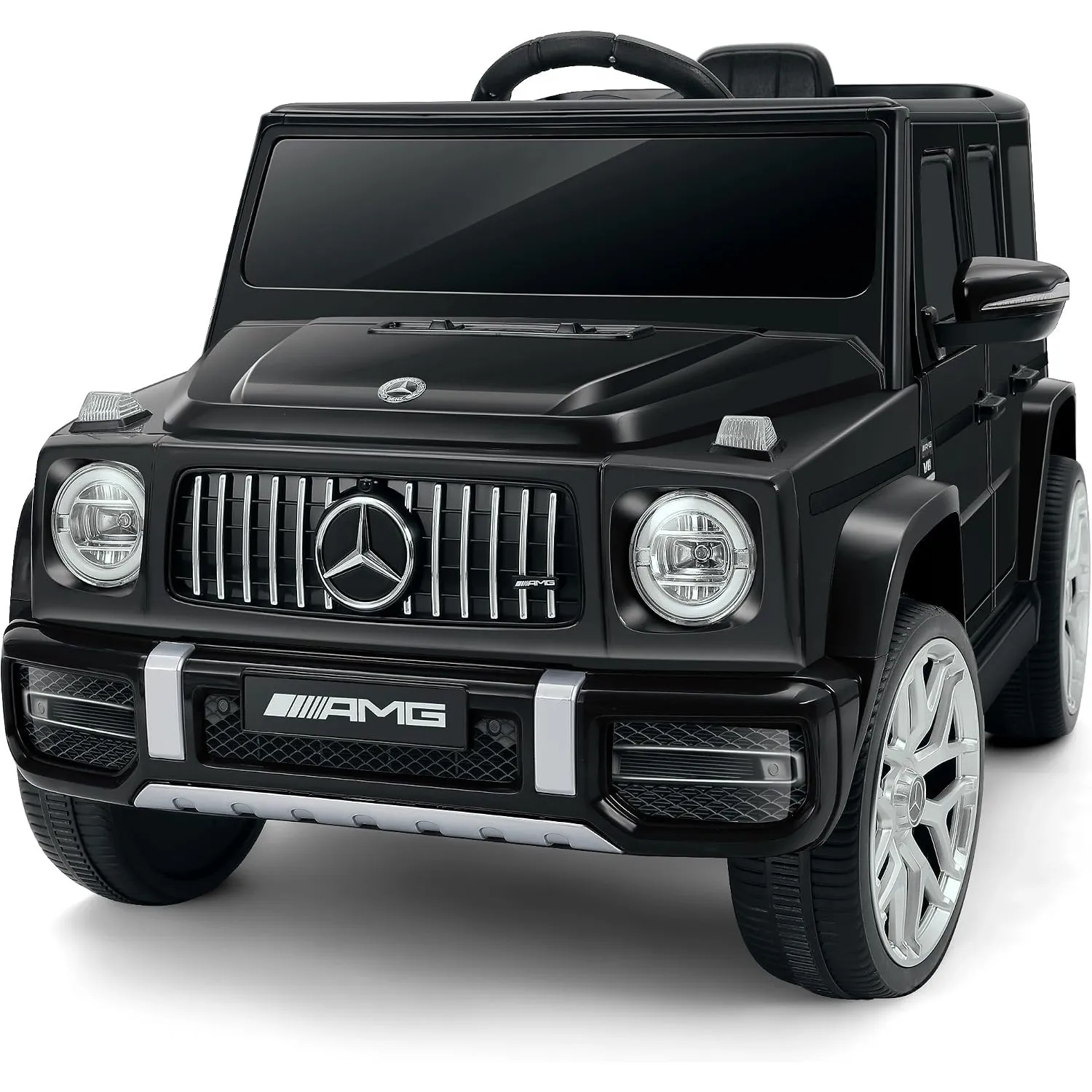 ELEMARA Lizenzierter Mercedes AMG G63 Kinder elektroauto,12V Kinder Auto Elektro mit Eltern-Fernbedienung,Wiederaufladb…