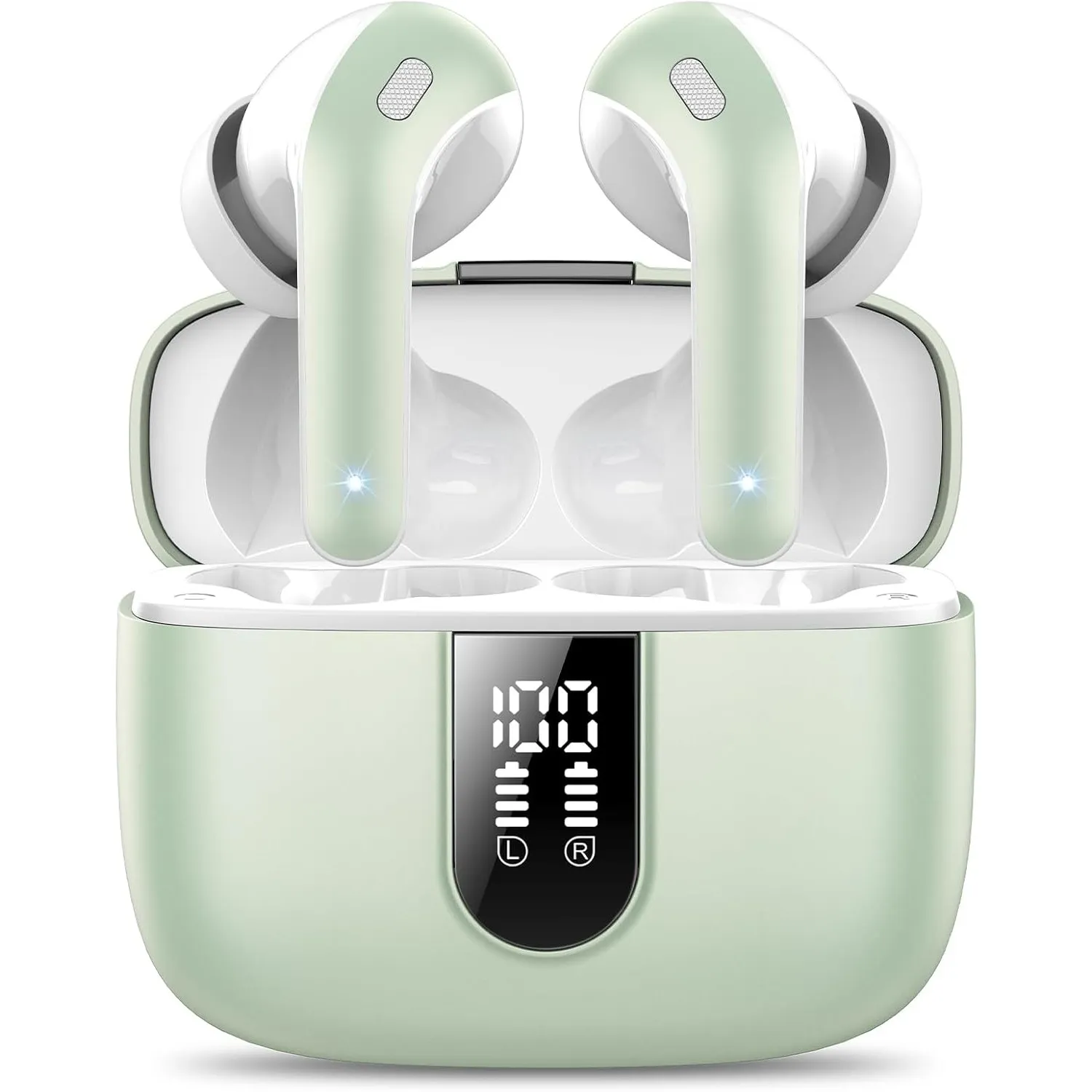 Bluetooth Kopfhörer, In Ear Kopfhörer Kabellos Bluetooth 5.3 mit 50H Tiefer Bass, 2024 Neue Kabellose Kopfhörer Noise C…