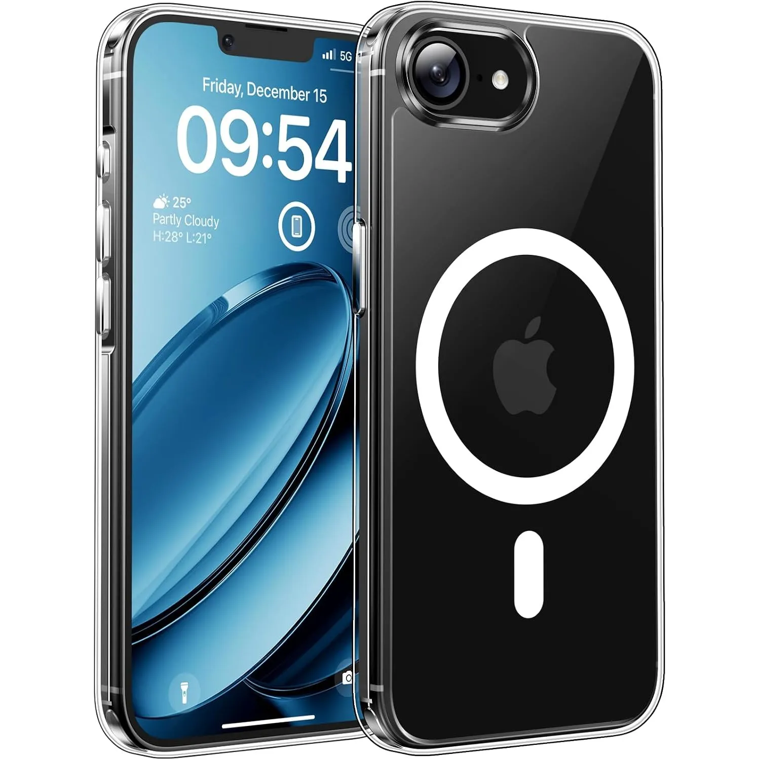 TOCOL für iPhone 17e Hülle, Kompatibel mit MagSafe, Transparent