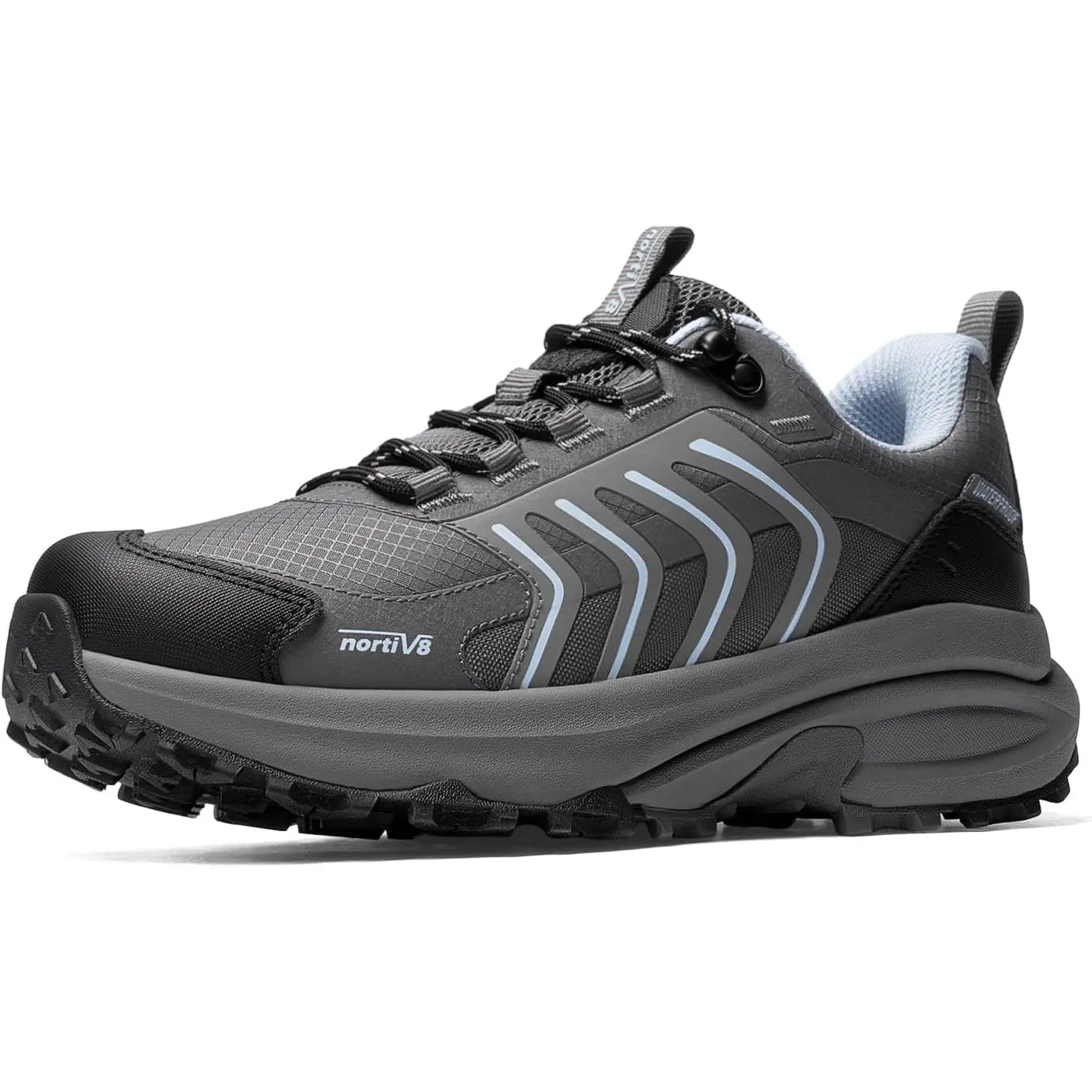NORTIV 8 Damen Wanderschuhe Leicht Armadillo FieldLite | 4-in-1 Rebound-Technologie wasserdichte für den ganzen Tag Kom…