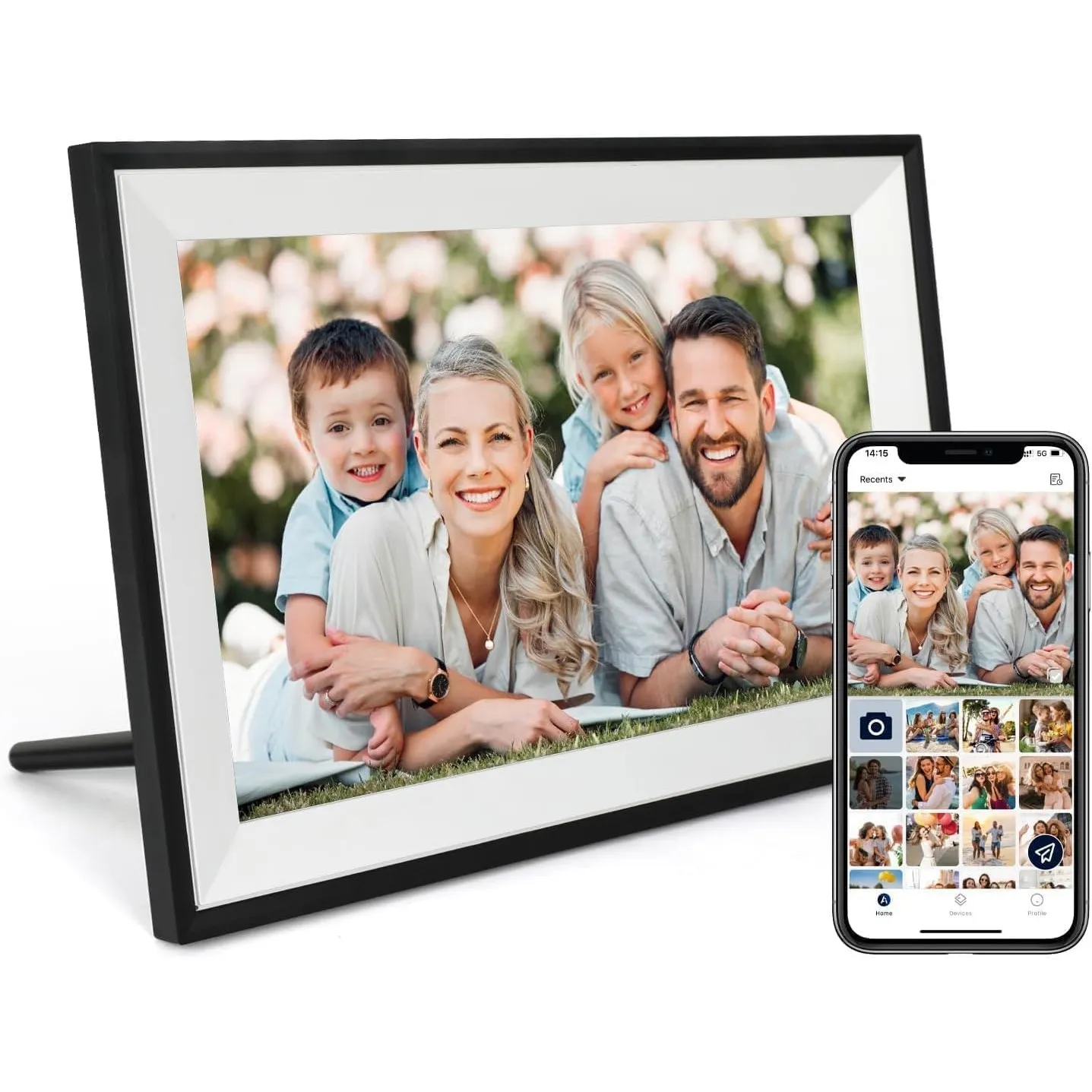 Anna Bella 10,1 Zoll WLAN Digitaler Bilderrahmen HD 1280 * 800 Touchscreen